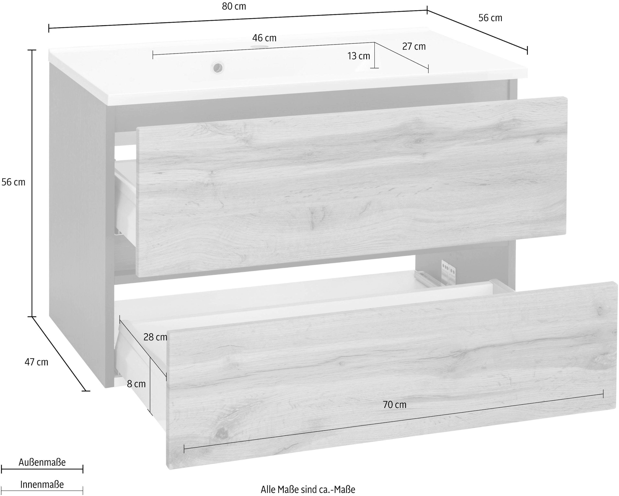 welltime Waschtisch »Lucca«