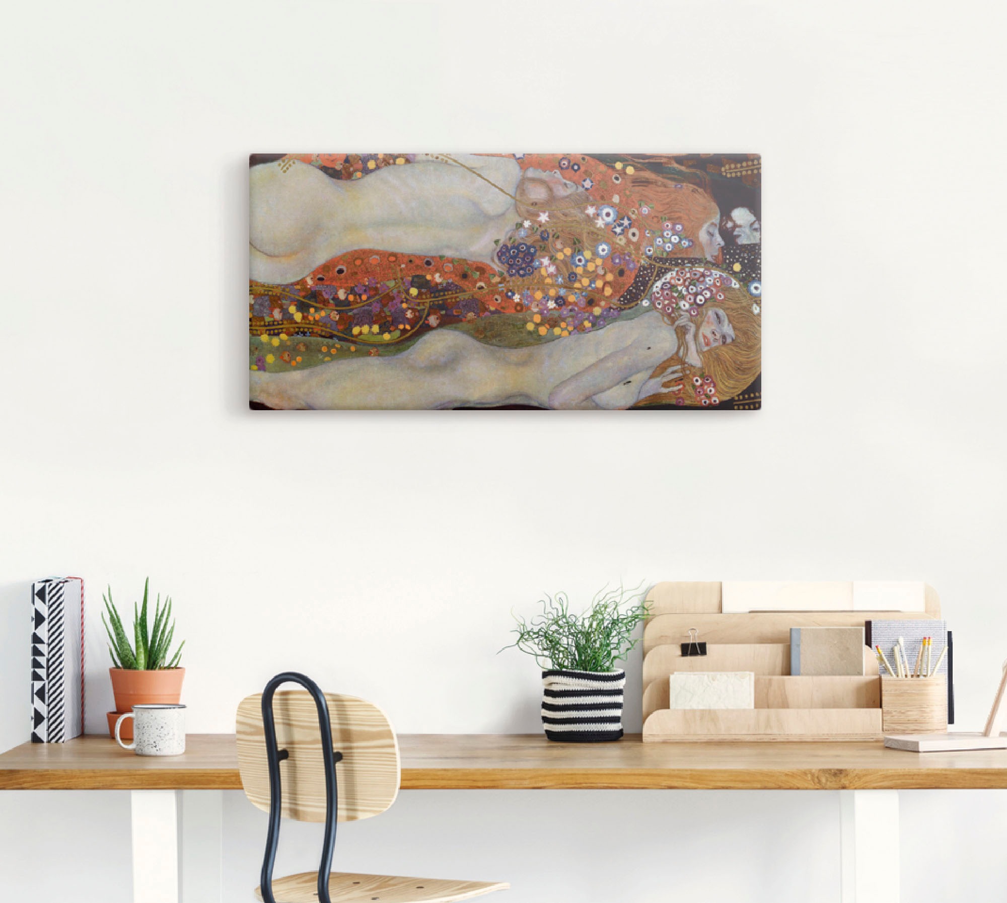 Artland Wandbild »Wasserschlangen II (Die Freundinnen)« Frau 1 Stk. tlg. als Leinwandbild, Poster, Wandaufkleber in verschied. Größen