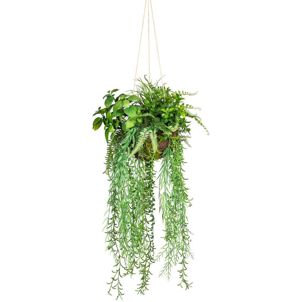 Creativ green Künstliche Zimmerpflanze »Dekokugel zum Hängen«