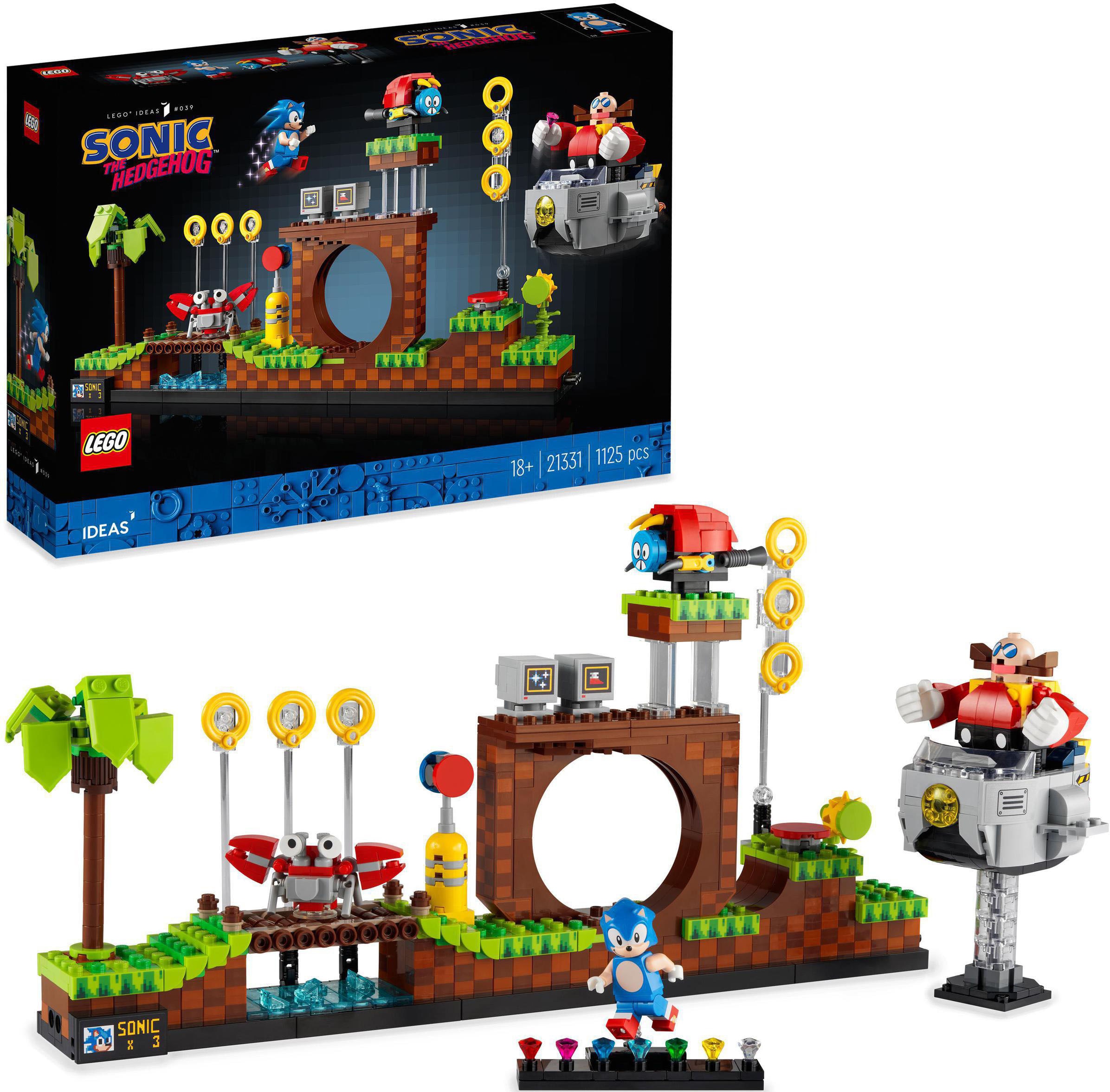 Konstruktionsspielsteine »Sonic the Hedgehog™ – Green Hill Zone (21331), LEGO® Ideas«,...