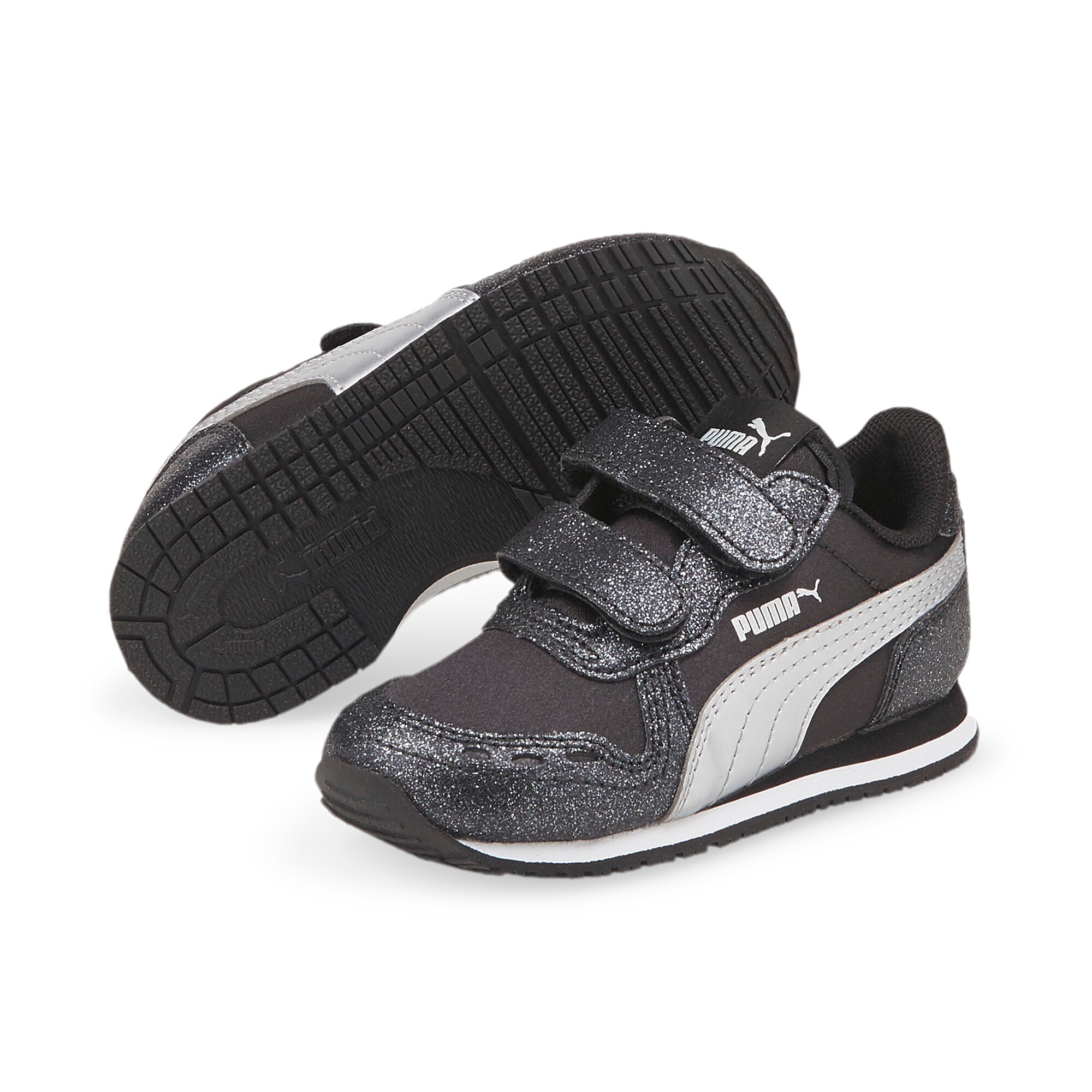 PUMA Sneaker »CABANA RACER GLITZ V INF«, für Kinder mit Klettverschluss