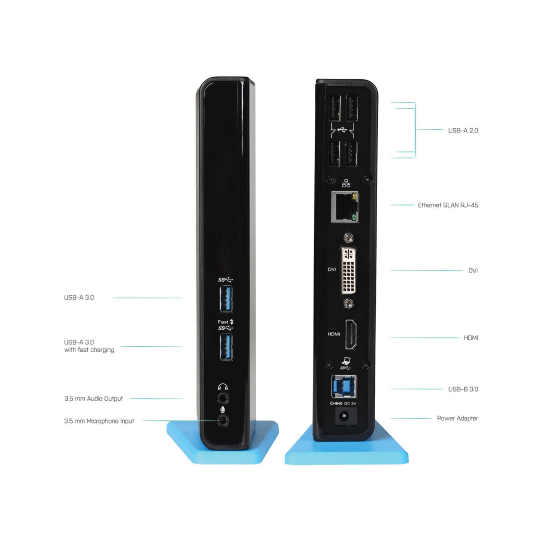 I-TEC Laptop-Dockingstation »USB 3.0 Dual Docking Station HDMI DVI«