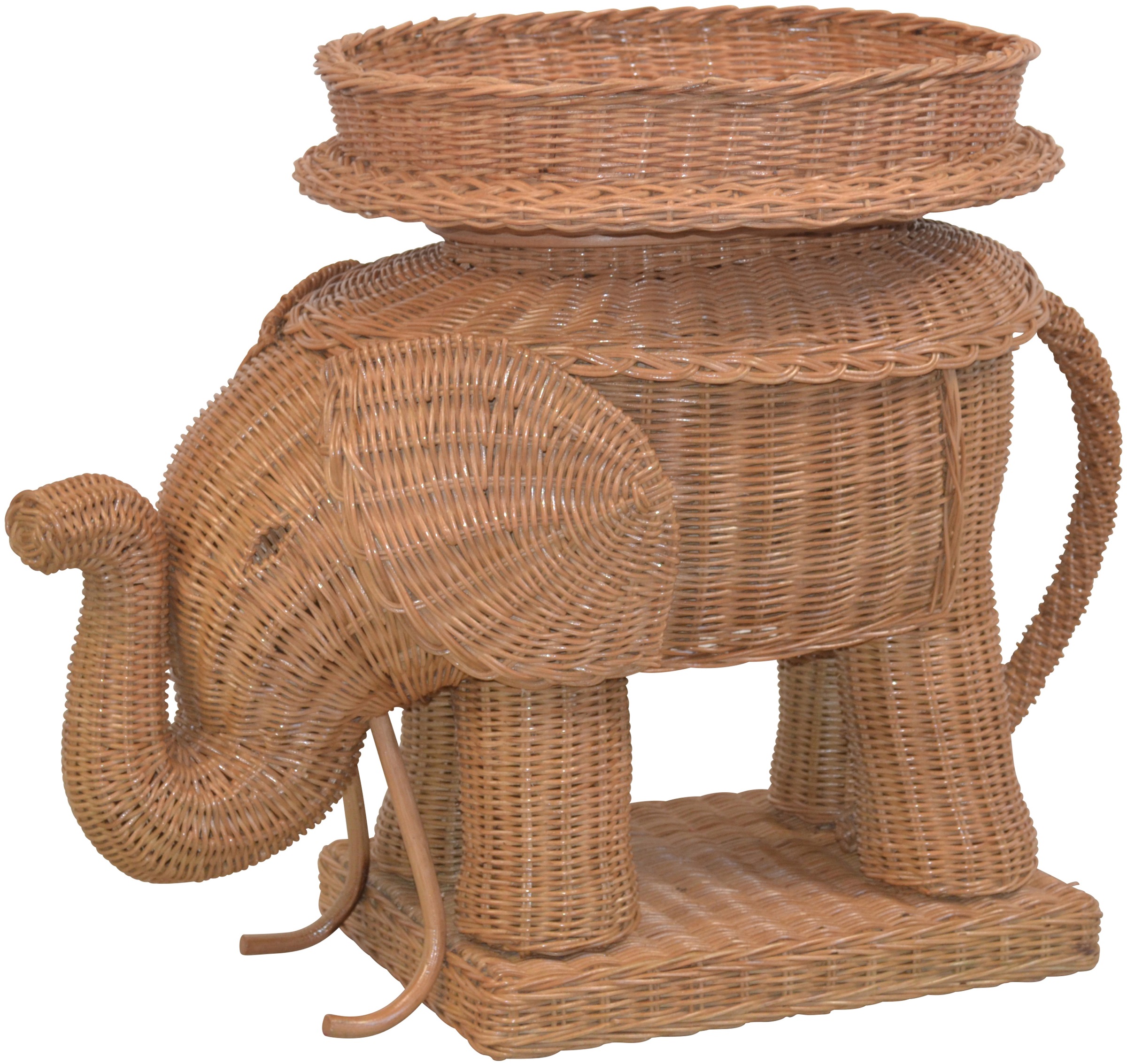 HOFMANN LIVING AND MORE Beistelltisch, Beistelltisch mit schönen Details "Motiv_Elefant"
