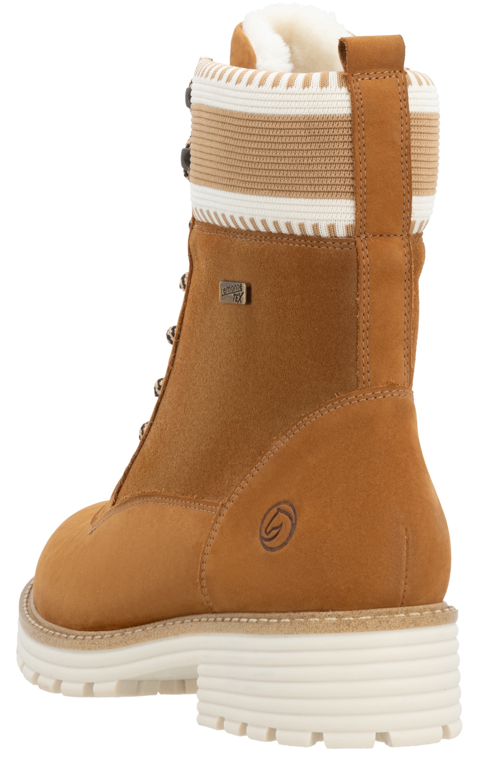 Remonte Winterboots »Elisabeth Hurley-Collection«, Schnürboots, Schnürstiefelette mit wasserabweisender TEX-Membran