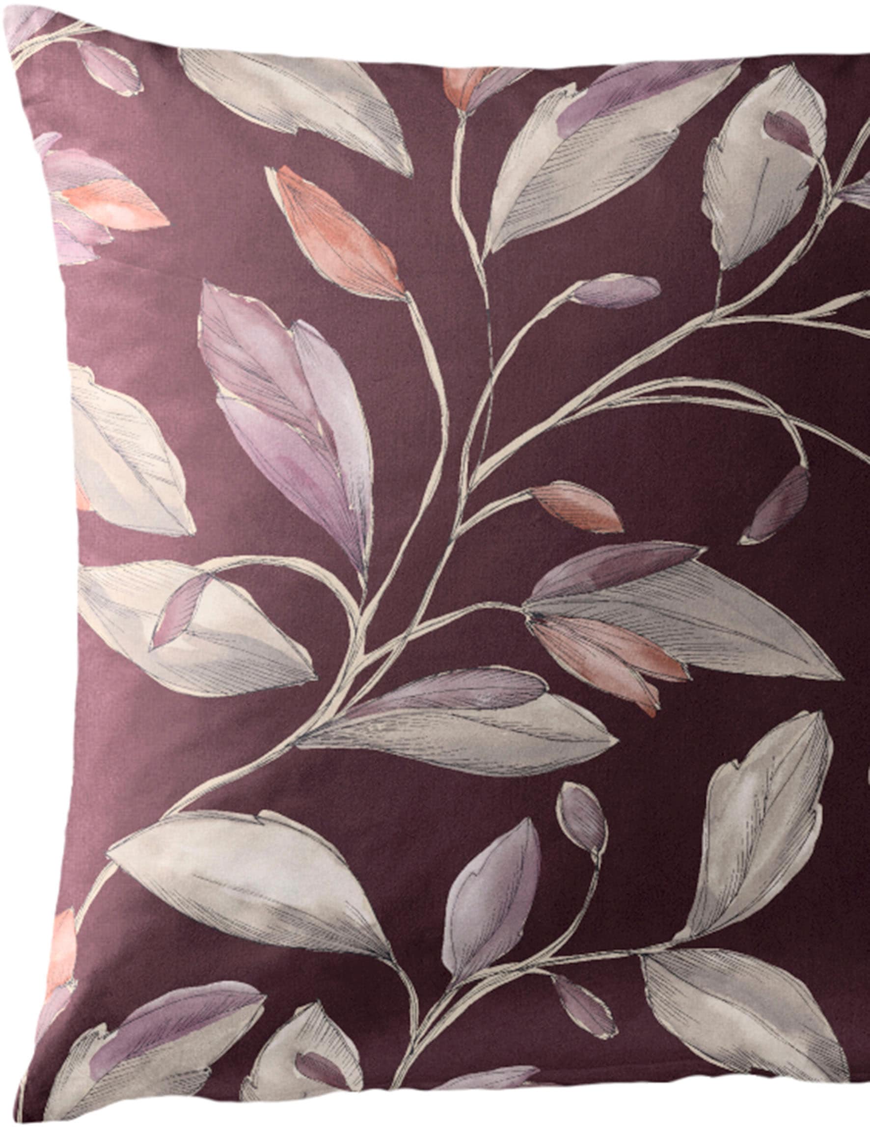 BIERBAUM Bettwäsche »4009«, Biber, 100 % Baumwolle, pflegeleicht, kuschelig warm, floral