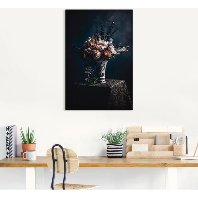 Artland Wandbild »Kunstblumen Stillleben«, Arrangements, (1 St.), als  Alubild, Leinwandbild, Wandaufkleber oder Poster in versch. Größen bequem  bestellen