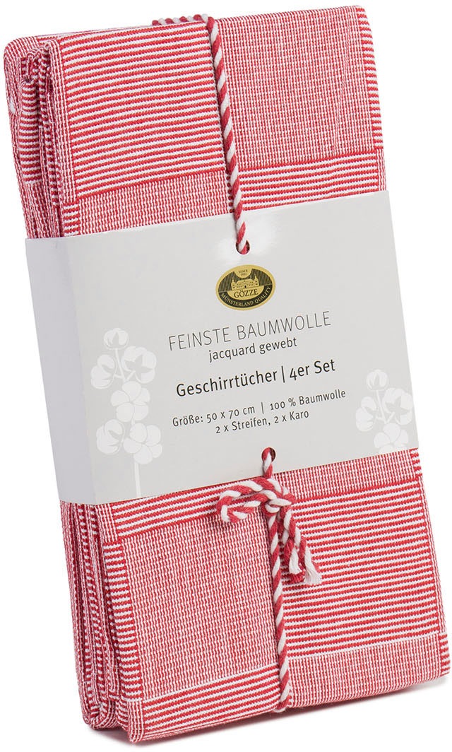 Gözze Geschirrtuch »Geschirrtücher, Des. 60054« aus 100% Baumwolle, jacquard gewebt