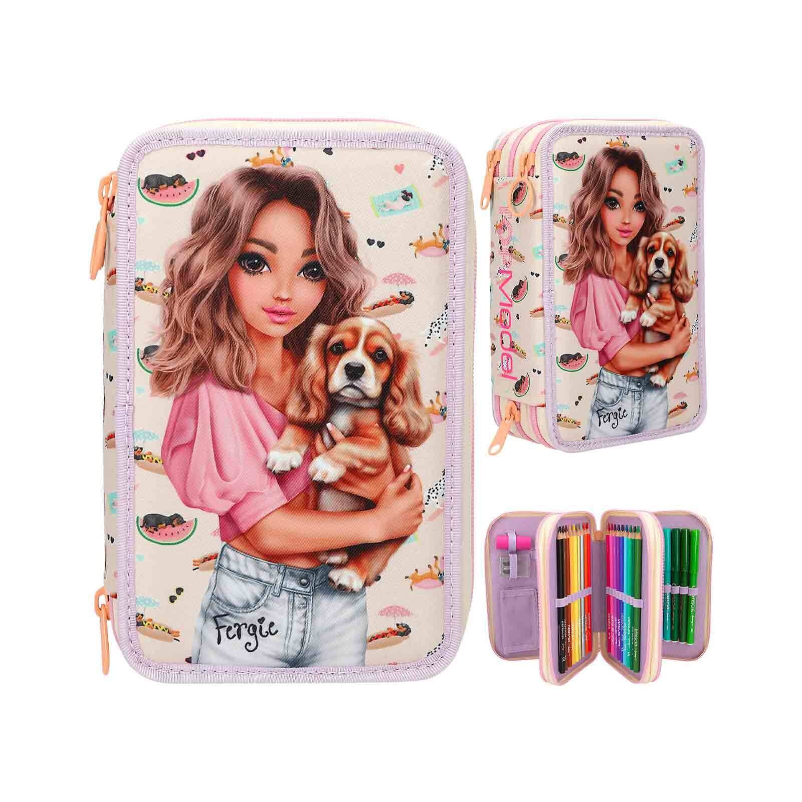 Depesche Buntstift »3-Fach Federtasche SUNNY DOG TOPModel 7,5 x 13 x 20 cm bunt«