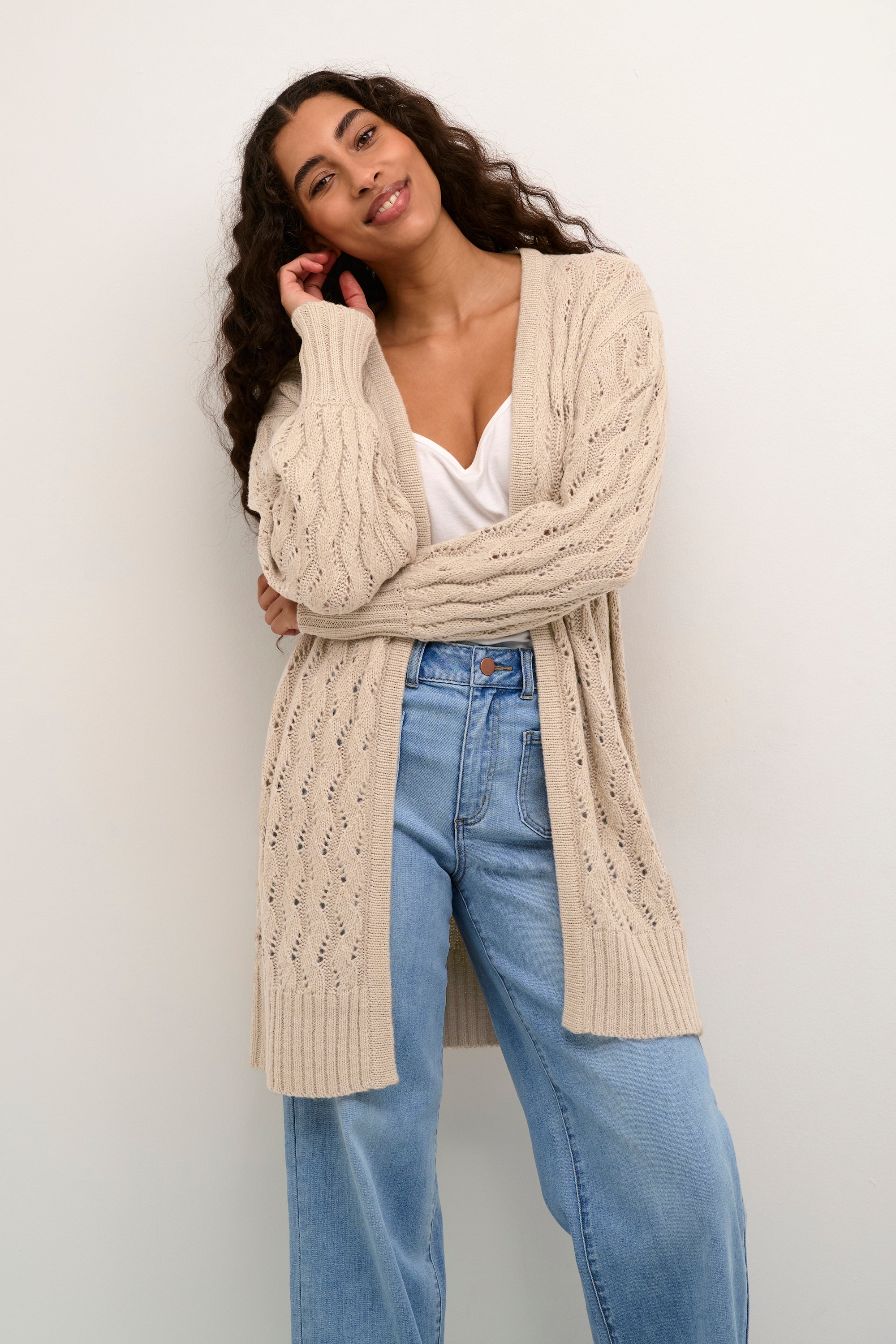 KAFFE Strickjacke »Strickjacke KAlena«
