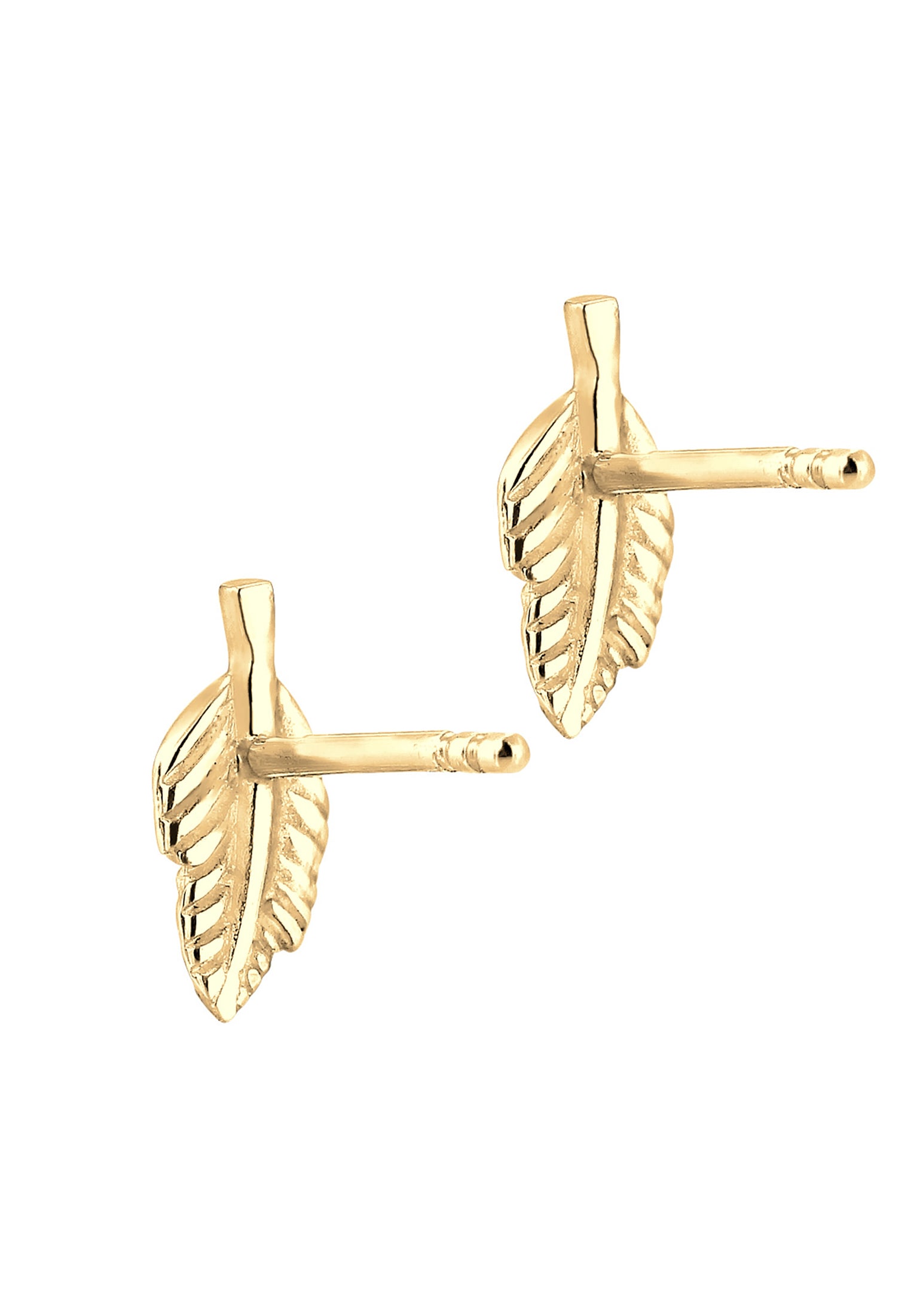 Elli Paar Ohrstecker »Ohrringe Ohrstecker Feder hippie 925 Sterling Silber«