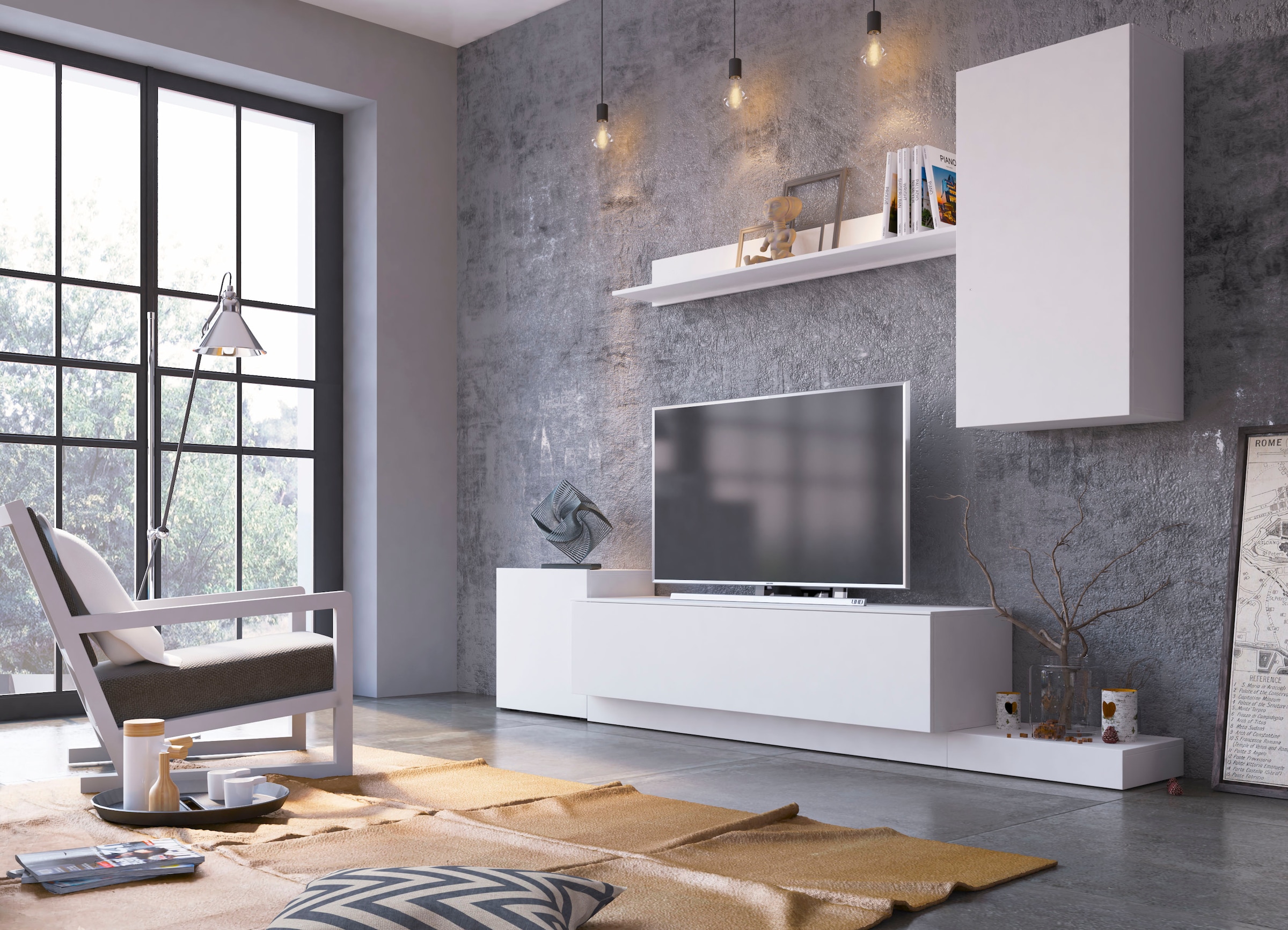 Home affaire Wohnwand »Rimini« Set, 4 Stk. tlg.