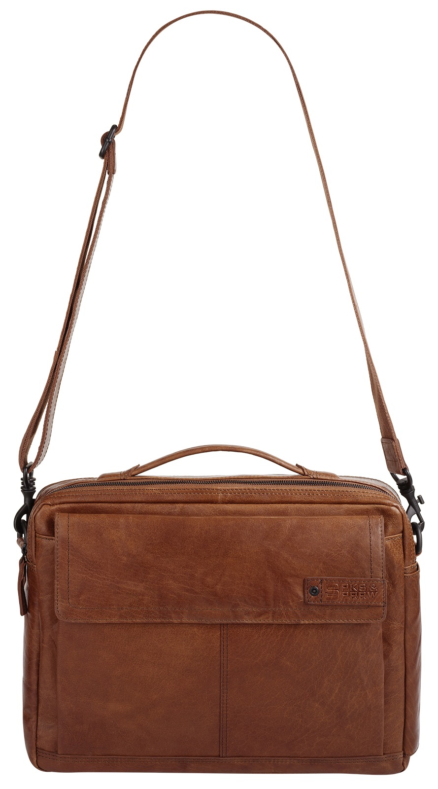 Spikes & Sparrow Laptoptasche echt Leder