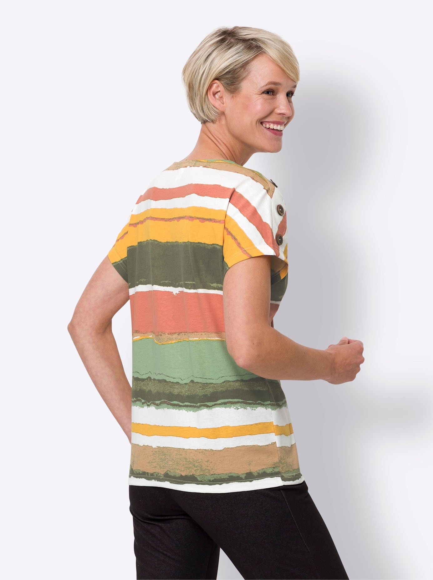 Classic Basics Rundhalsshirt »Druck-Shirt«, (1 tlg.)