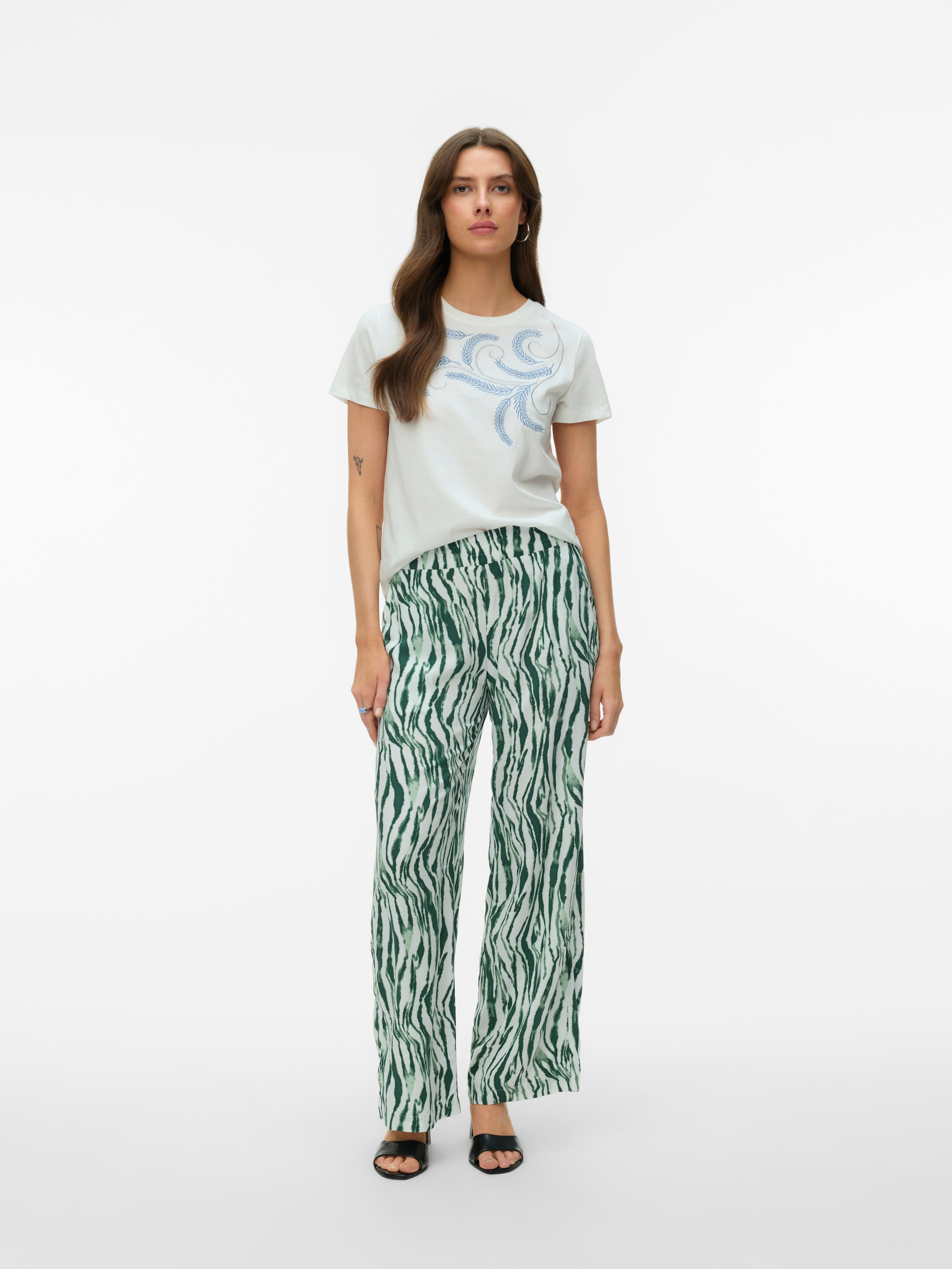 Vero Moda Kurzarmshirt »VMGLOW SS TOP BOX JRS« Baumwolle