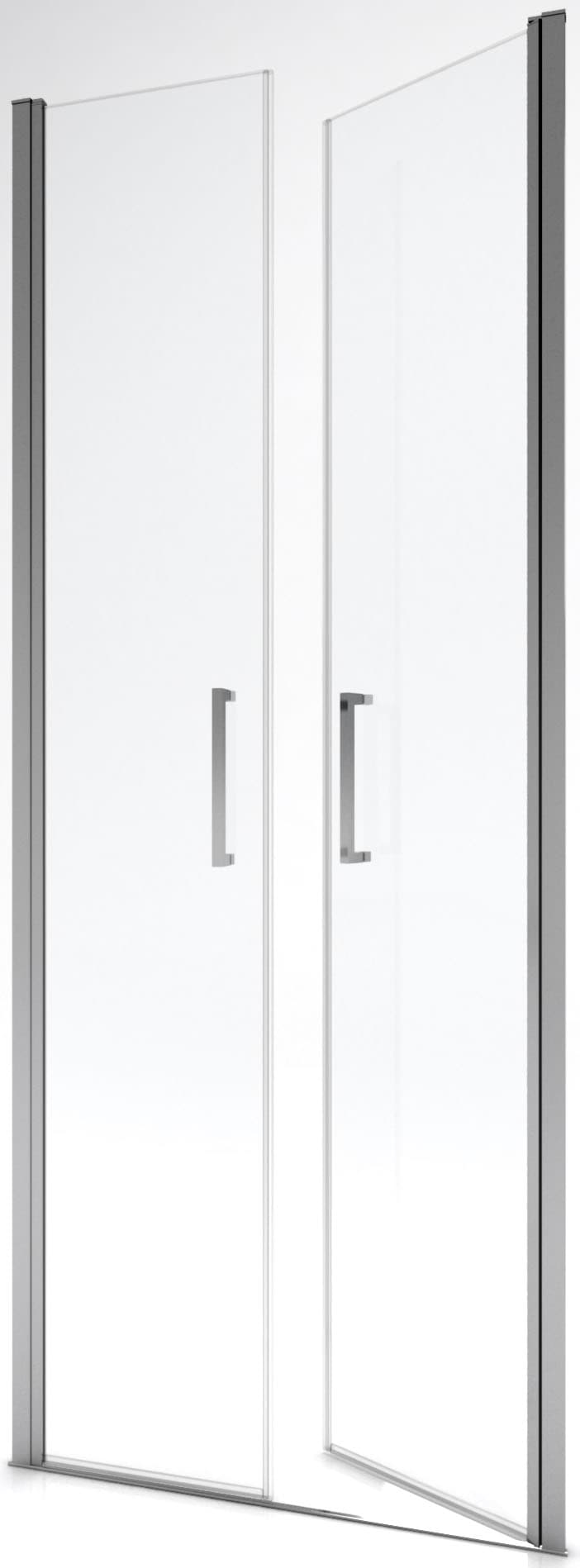 Marwell Dusch-Schwingtür »Saloon« justierbares Wandprofil, hochwertige Aluminiumprofile