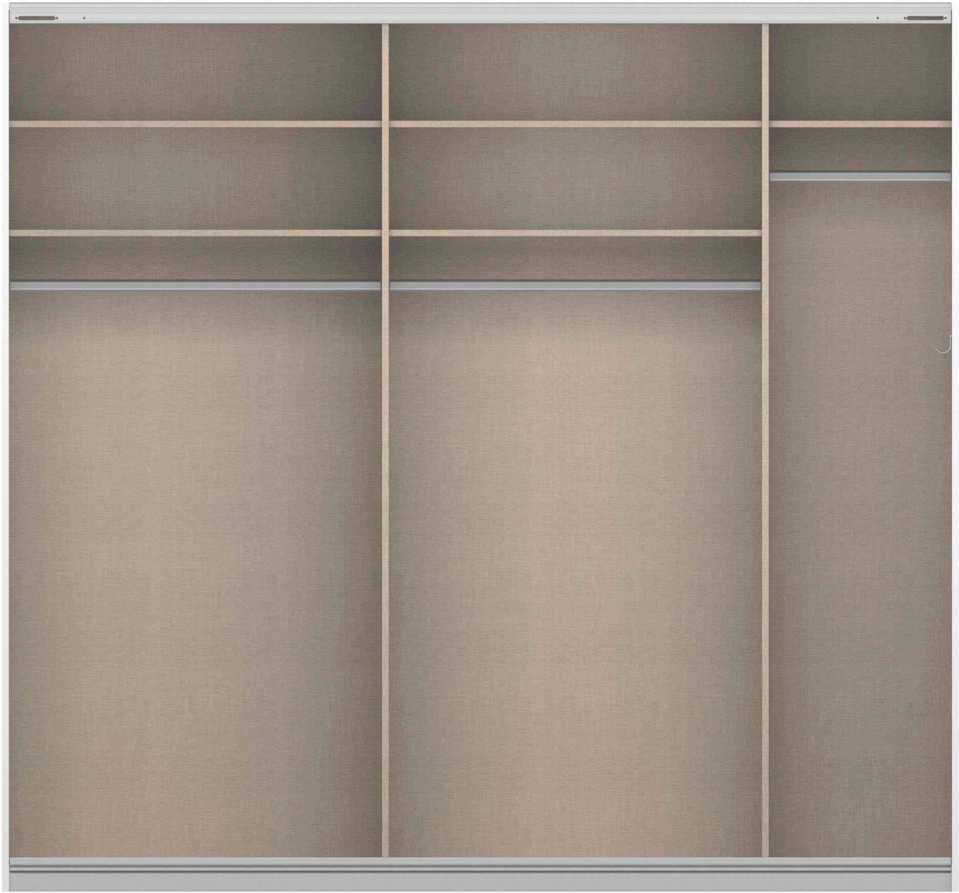 rauch Schwebetürenschrank »Quadra« inkl. Hakenleiste und zusätzlichen Einlegeböden