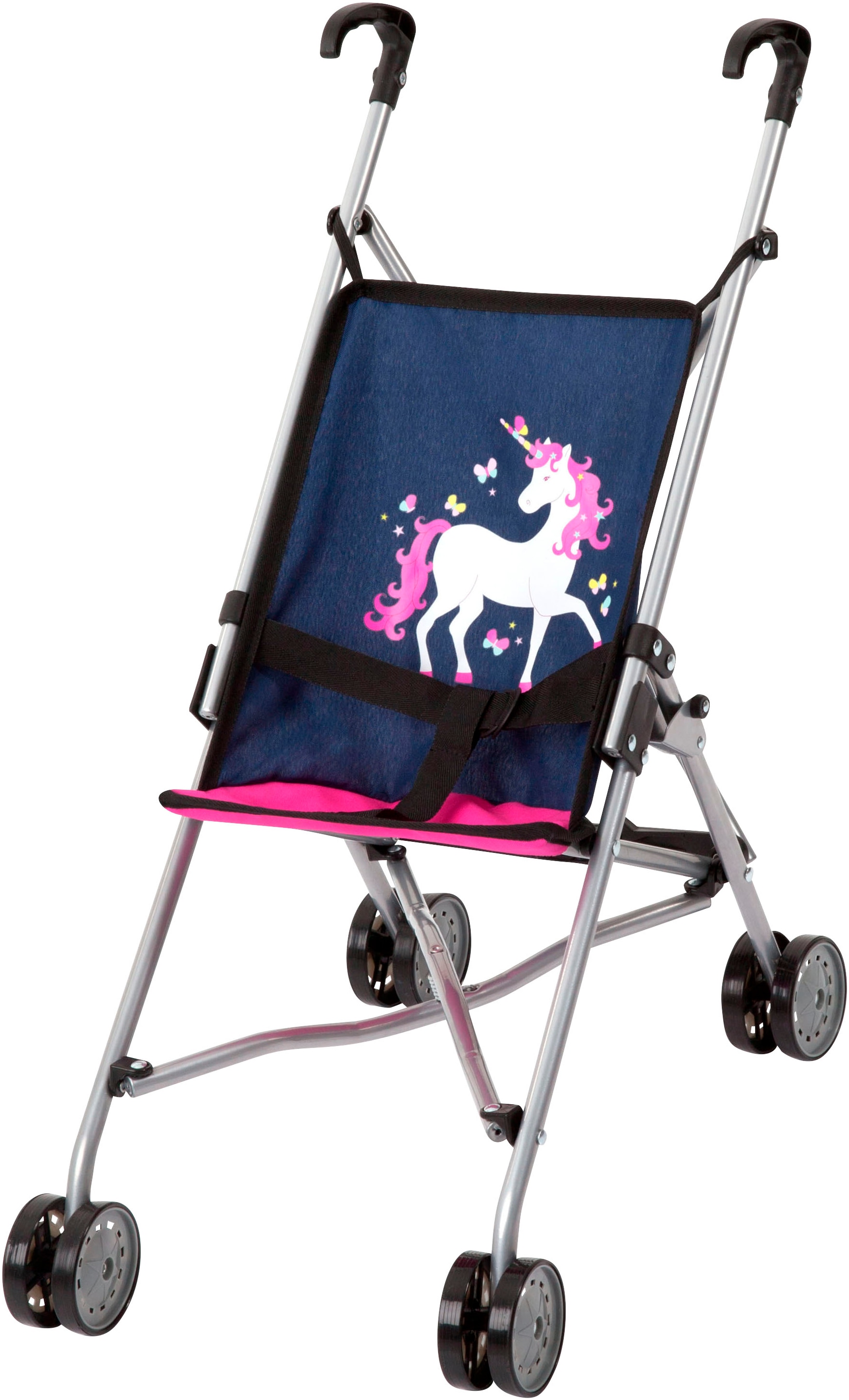 Puppenbuggy »blau mit Einhorn«