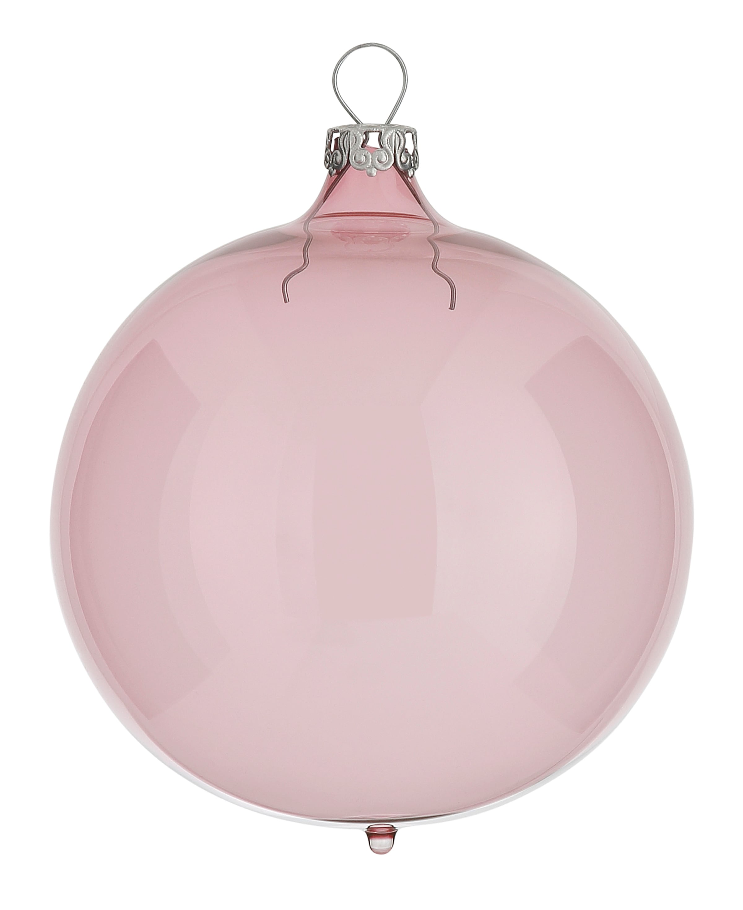 online Weihnachtsdeko, St.), 6 Glasdesign Christbaumkugeln Weihnachtsbaumkugel Glas«, kaufen Thüringer Christbaumschmuck, »Transparent, (Set, rosa