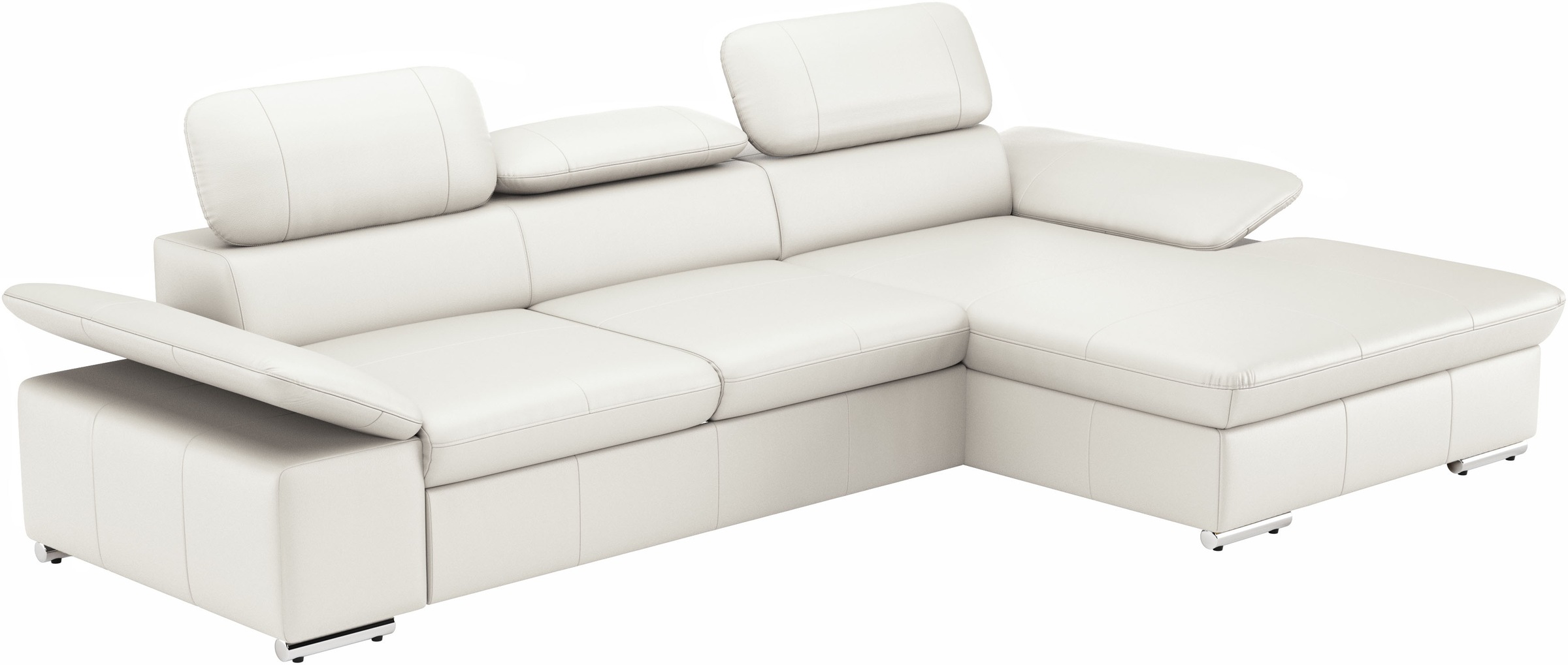 sit&more Ecksofa »Valantine L-Form, B: 286 cm«, mit Arm- & Kopfteilverstellung, optional mit Bettfunktion