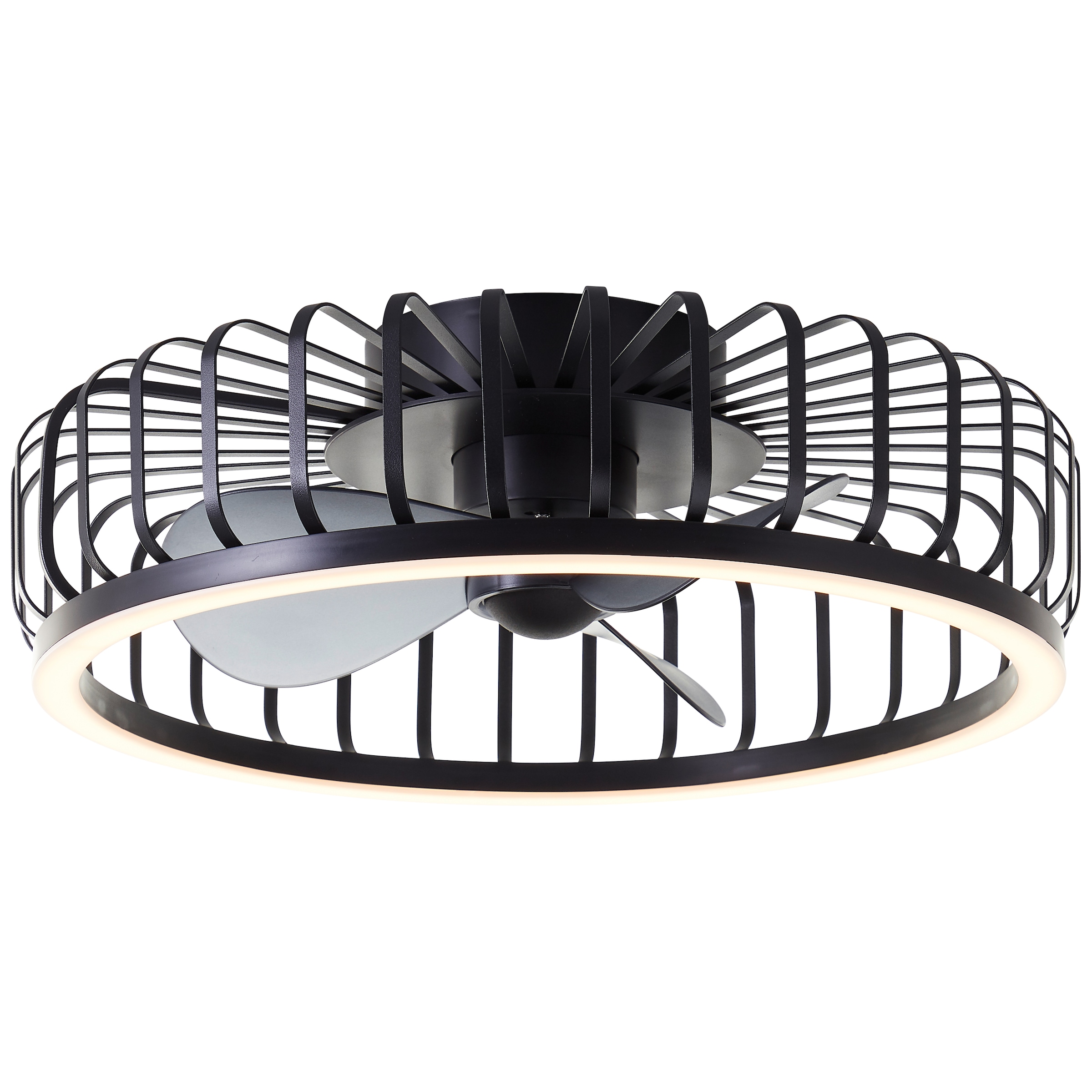 Brilliant LED Deckenleuchte »Capo« LED-Modul 1 Stk. warmweiß - kaltweiß LED-Ventilator, Ø 48 cm, 4200 lm, dimmbar, CCT
