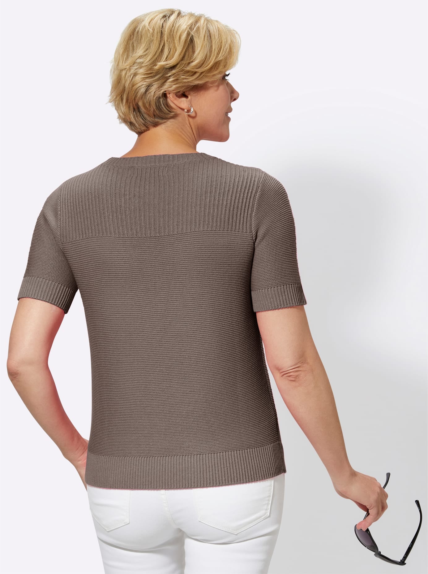 Casual Looks Kurzarmpullover »Pullover«