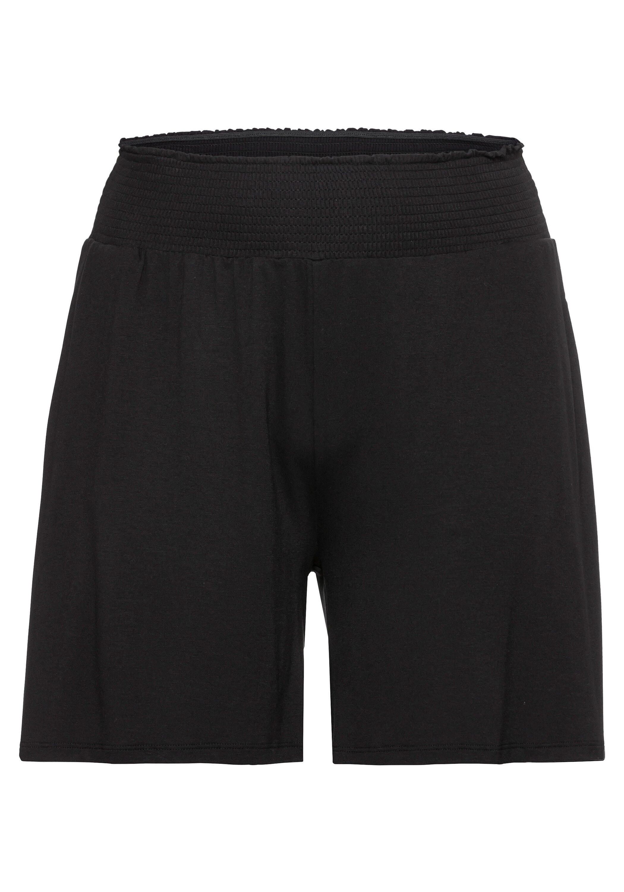 Sheego Shorts »Strandshorts mit Smokbund und zwei Taschen«