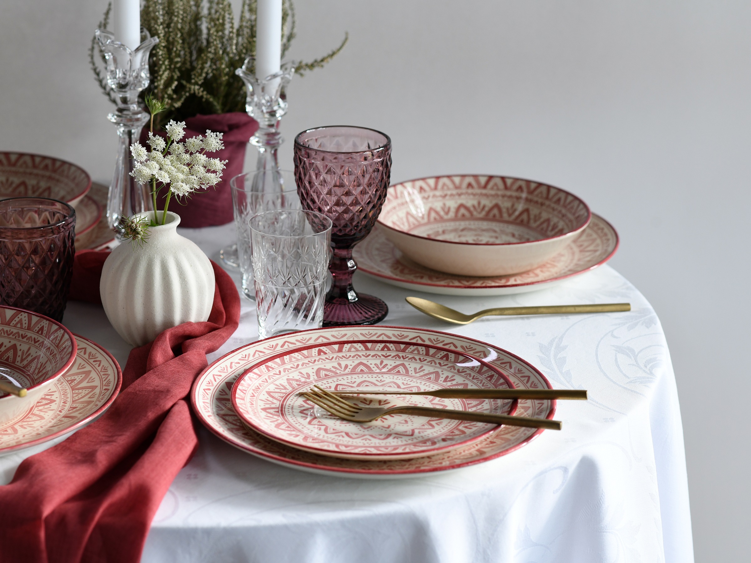 CreaTable Teller-Set »Mexico, Teller Set 18-tlg« Traditionelle Motive
