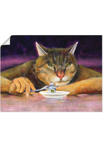 Wandbild »Katzenjammer«, Haustiere, (1 St.)