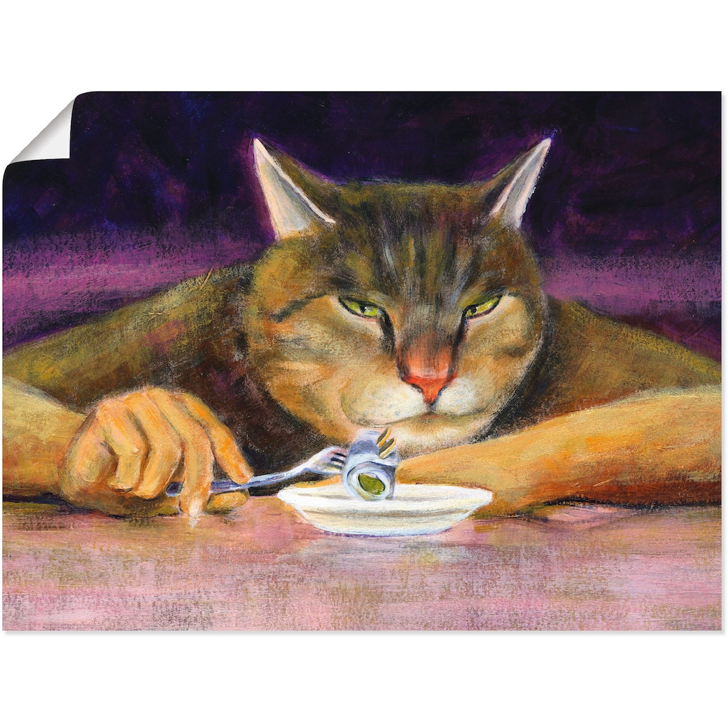 Artland Wandbild »Katzenjammer«, Haustiere, (1 St.)