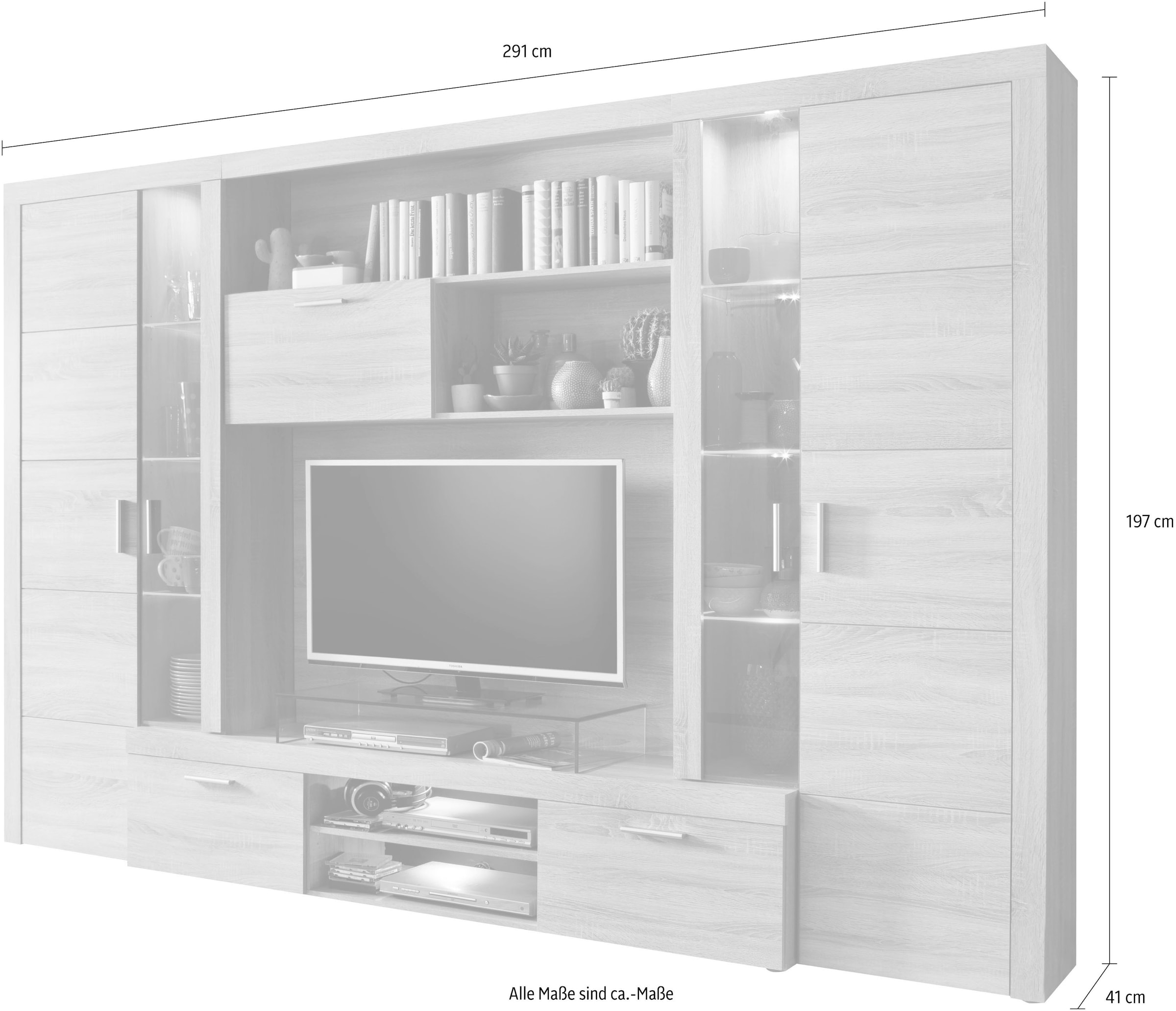 Home affaire Wohnwand »Delhi«