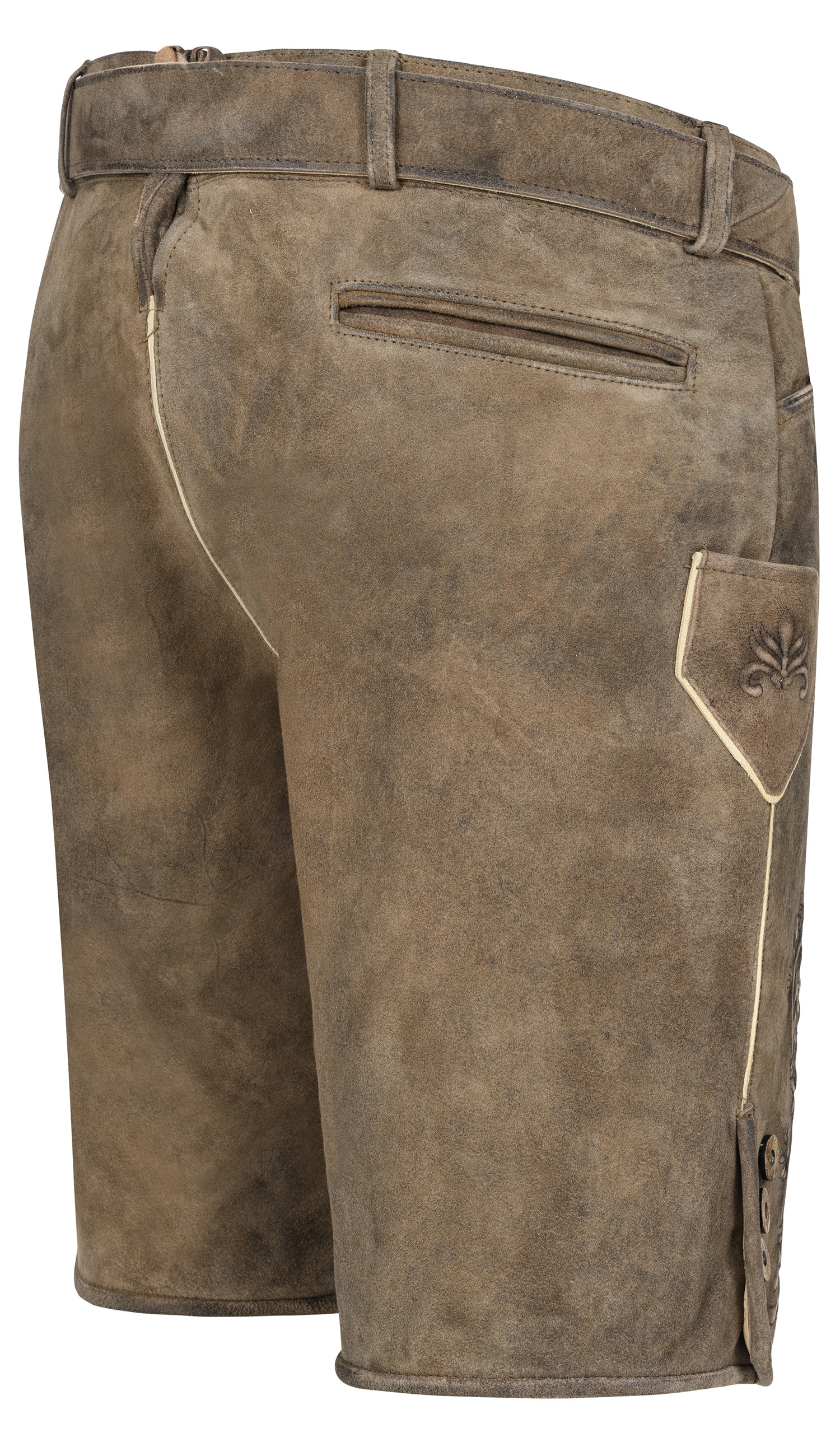 Nübler Trachtenlederhose »Lederhose kurz Landgraf«