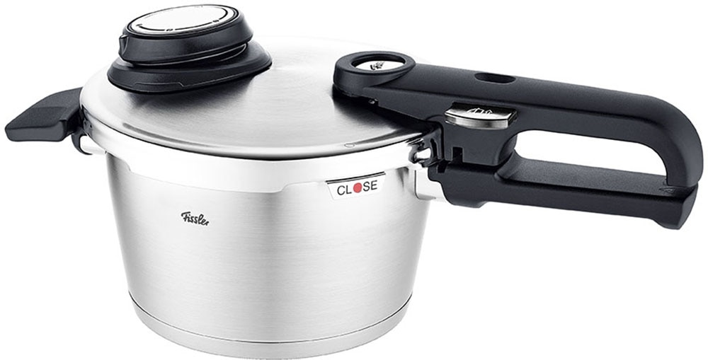Fissler Schnellkochtopf »Vitavit® Premium Edelstahl Dampfkochtopf mit Einsatz Induktion« 3 tlg. Edelstahl 18/10
