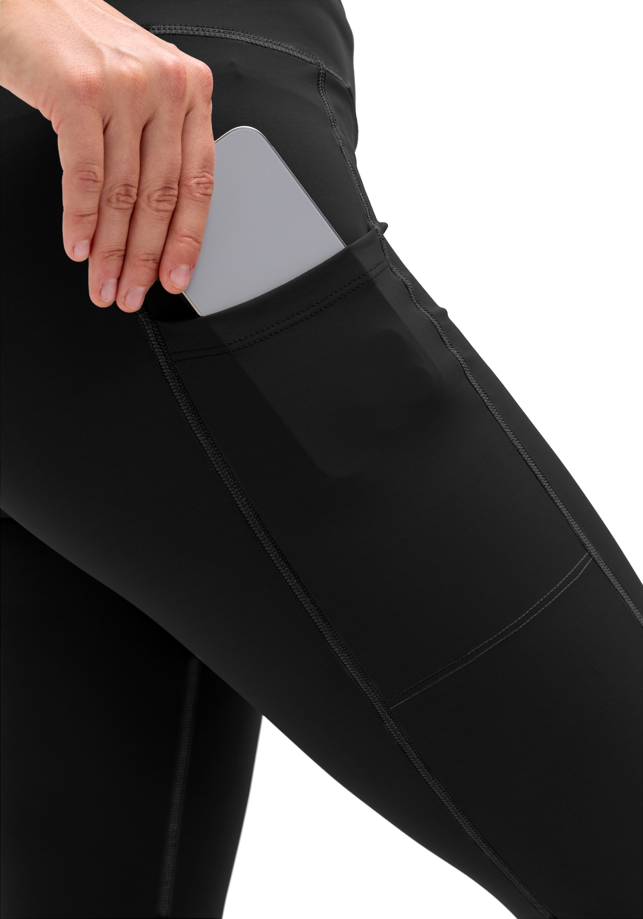 Maier Sports Funktionsleggings »Da-Tight el. MS FAV Long Tight W«  für Wandern und aktive Unternehmungen, elastischer Materialmix