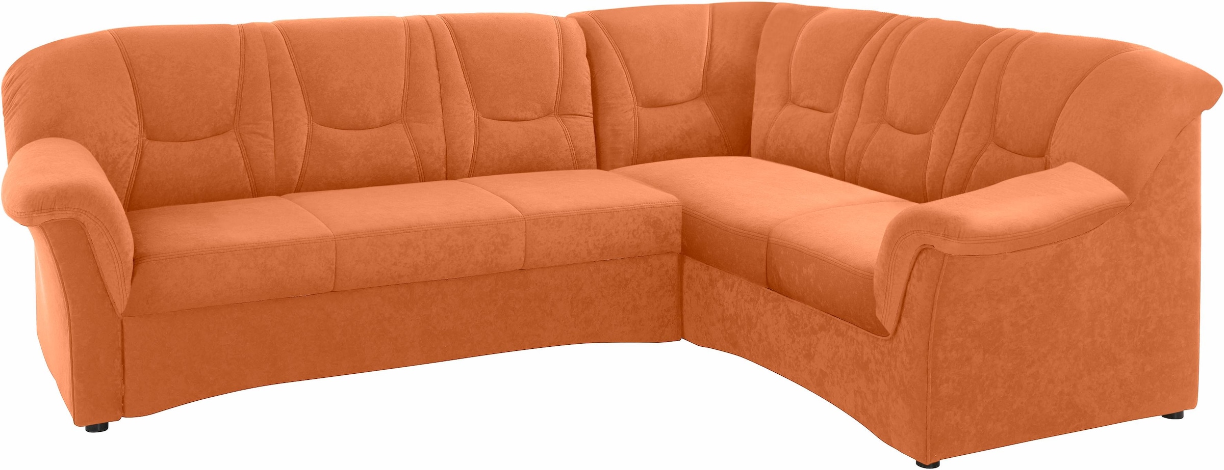 DOMO collection Ecksofa »Sarafina zeitlos und komfortabel, optional mit Federkern, L-Form«, wahlweise mit Bettfunktion