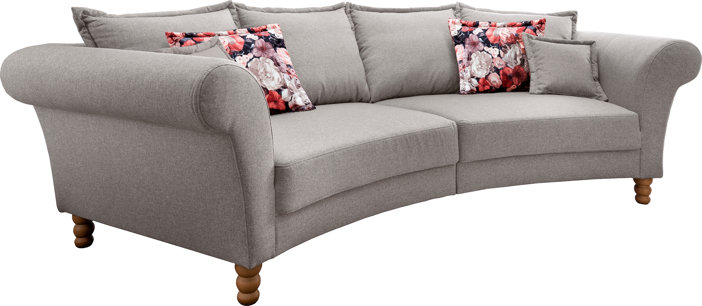 Home affaire Big-Sofa »Tassilo geschwungene Formensprache, bequem, Mega Sofa, Breite 350cm«