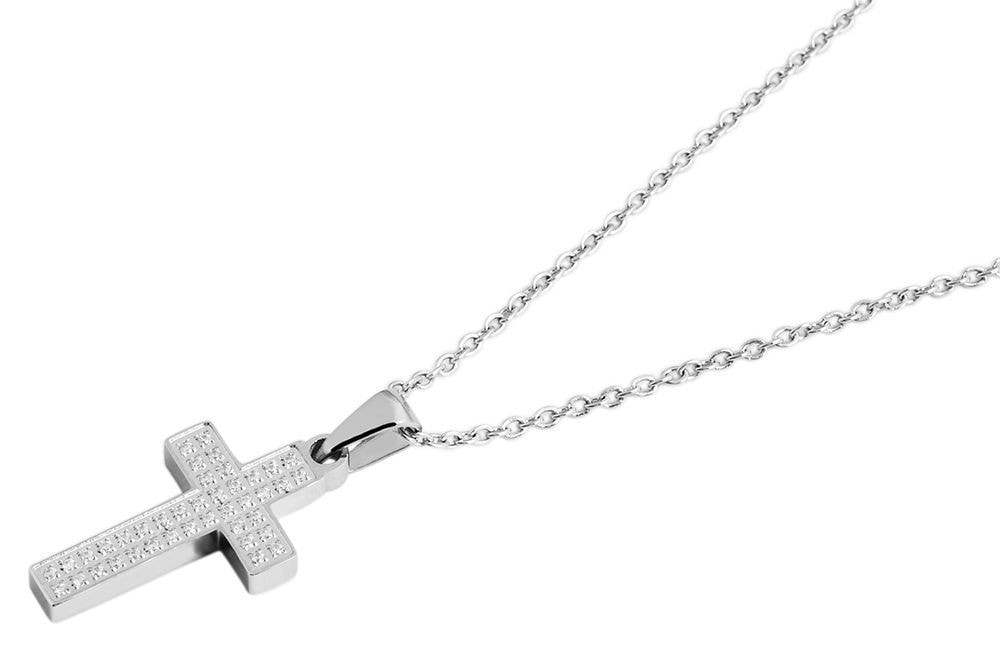 Adelia´s Kette mit Anhänger »Adelia's Damen Edelstahl Ankerkette Halskette mit Anhänger Anker 43 cm«