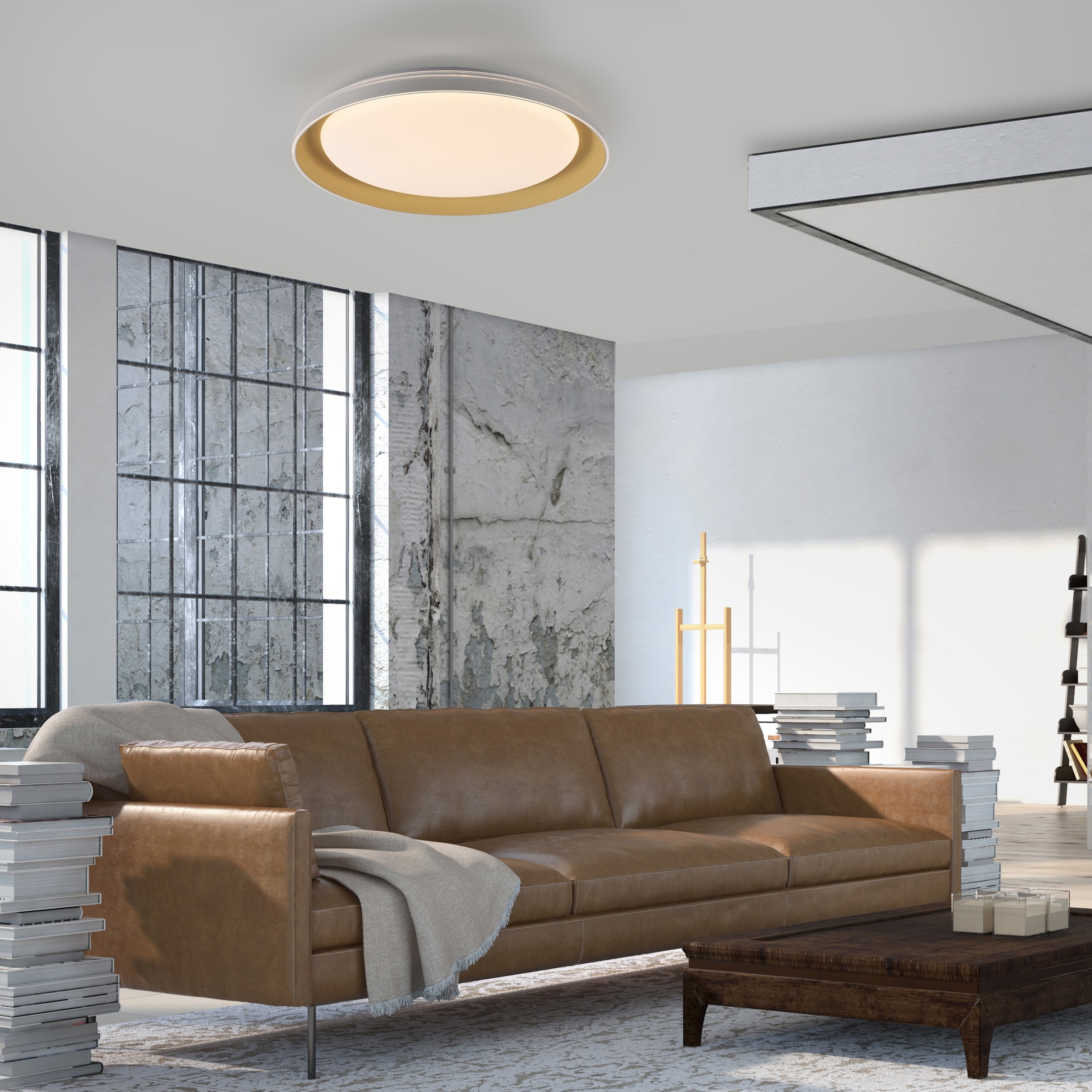 JUST LIGHT Deckenleuchte »SATI« LED-Board 1 Stk. Warmweiß LED, dimmbar, Switchmo, Memory, nach Trennung vom Netz