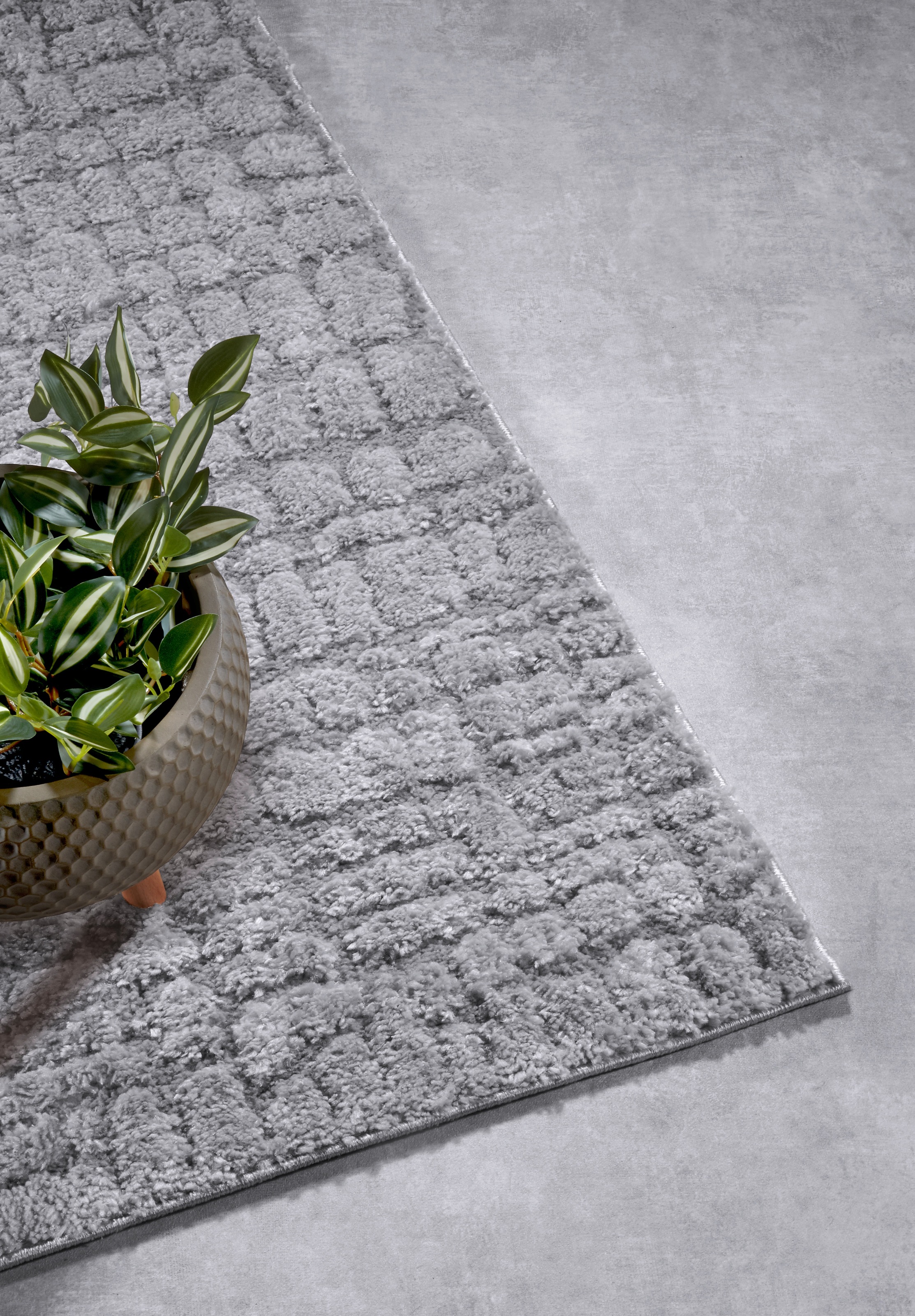 ELLE DECORATION Designteppich »Artistique«, rechteckig, 18 mm Höhe, Hochflor, Shaggy, Läufer, weich, Langflor, modern, Hoch Tief Effekt