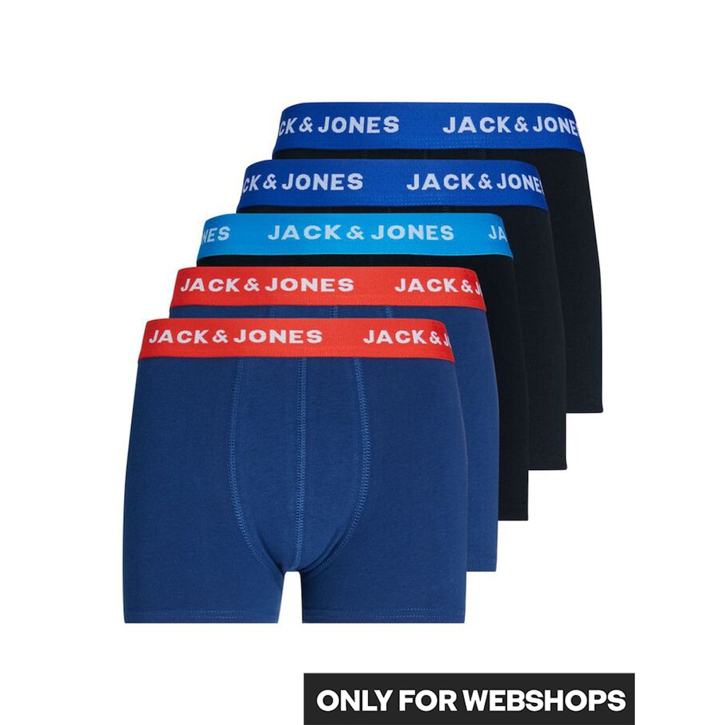 Jack & Jones Junior Boxershorts »JACLEE TRUNKS 5 PACK NOOS JNR«, (Packung, 5 St.)