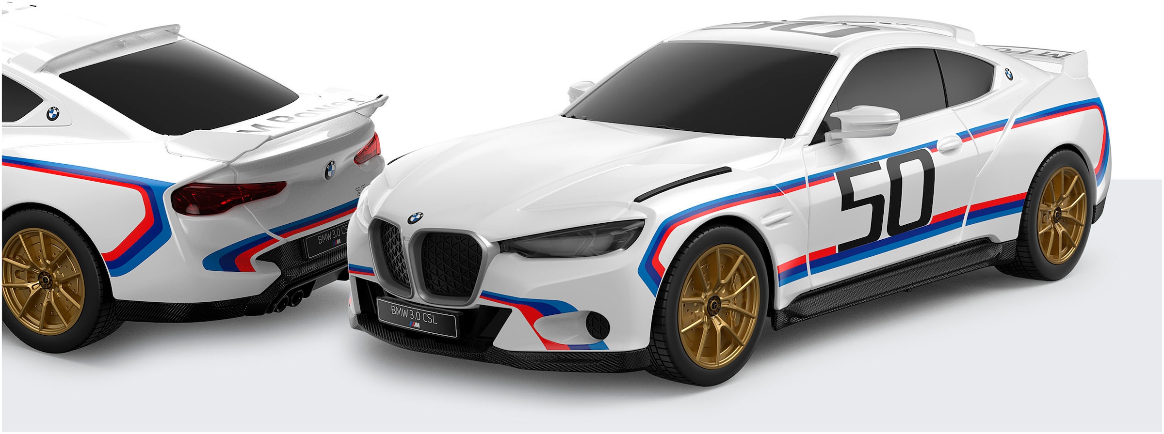 Jamara RC-Auto »BMW 3.0 CSL 1:24 weiß 2,4GHz«