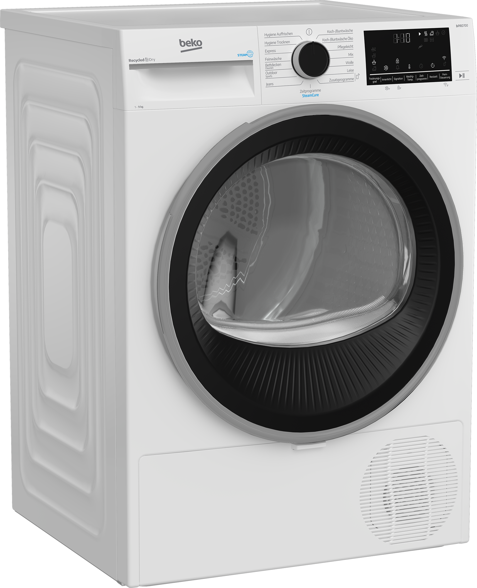 BEKO Wärmepumpentrockner »B7T89209« Die AquaWave® Trommel bewegt die Wäsche sanft und effektiv