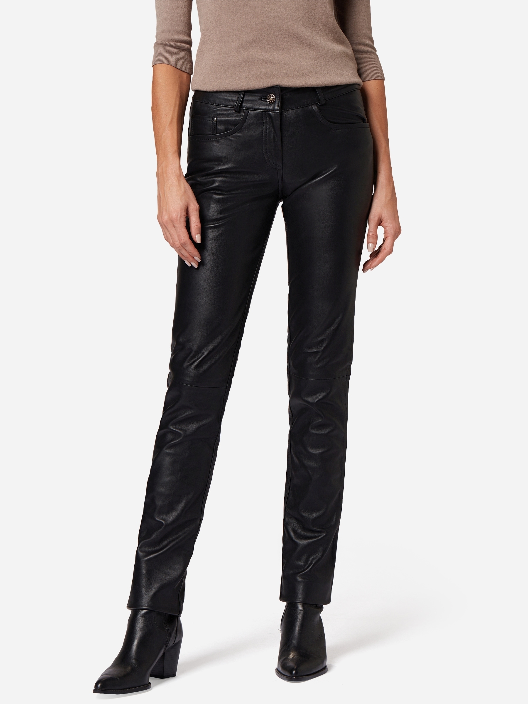 RICANO 5-Pocket-Hose »Lederhose Dorin«  Handgefertigt aus echtem Leder