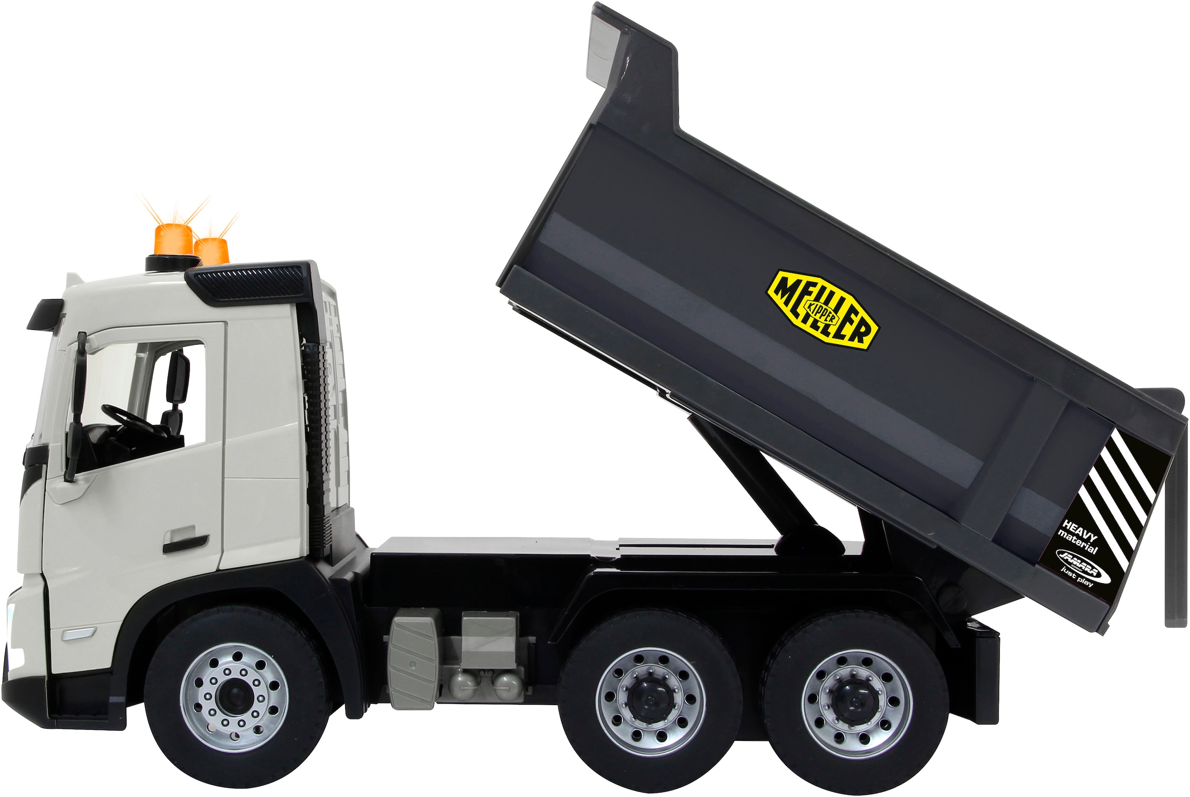 Jamara RC-Auto »Muldenkipper Volvo FMX Meiller 2,4GHz«, mit LED Beleuchtung