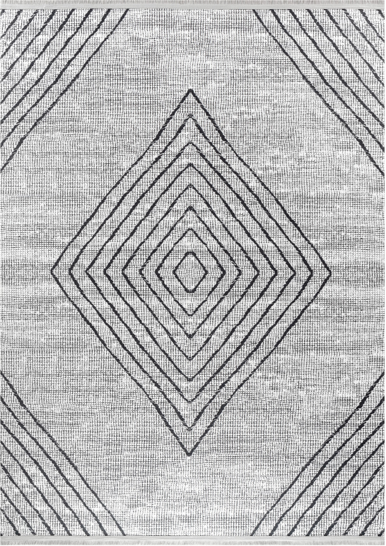 Sehrazat Teppich »EFE 1010«, rechteckig, 5 mm Höhe, Wohnzimmer, Flachwebteppich, Scandi Style