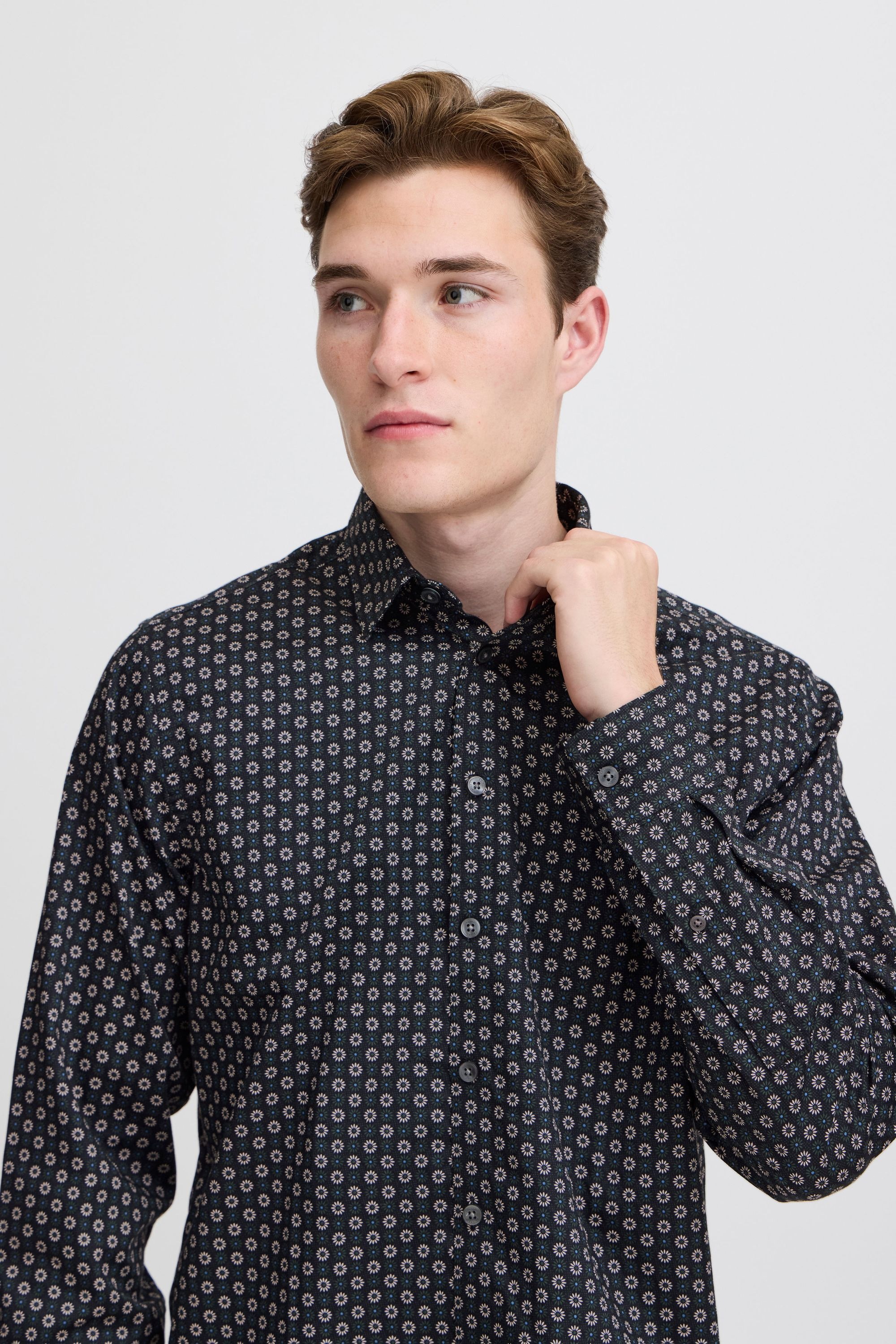 Casual Friday Businesshemd »Businesshemd CFANTON LS floral AOP shirt«