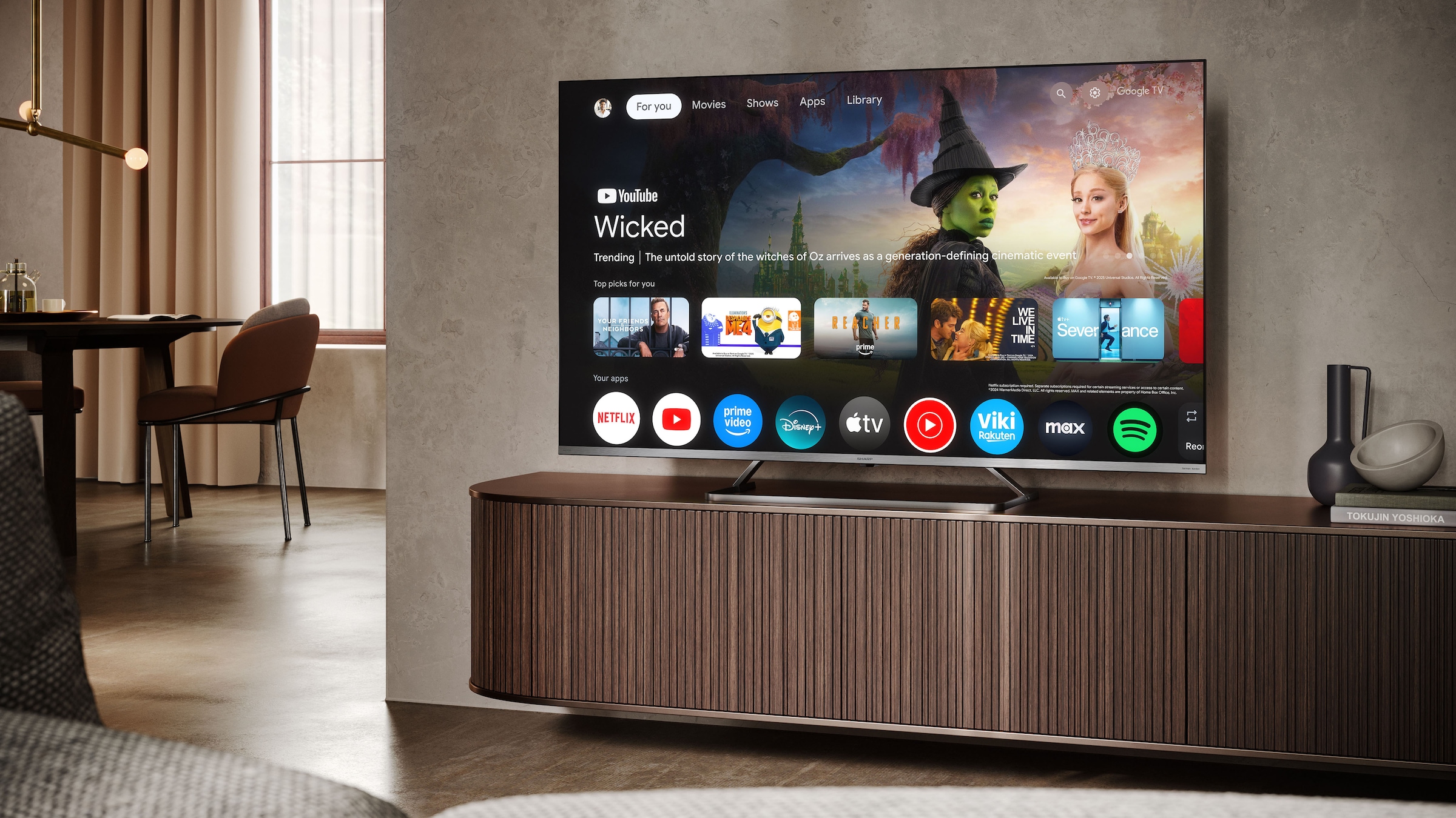 Sharp QLED Mini LED-Fernseher »4T-C50JPx« 126 cm/50 ″ Smart-TV