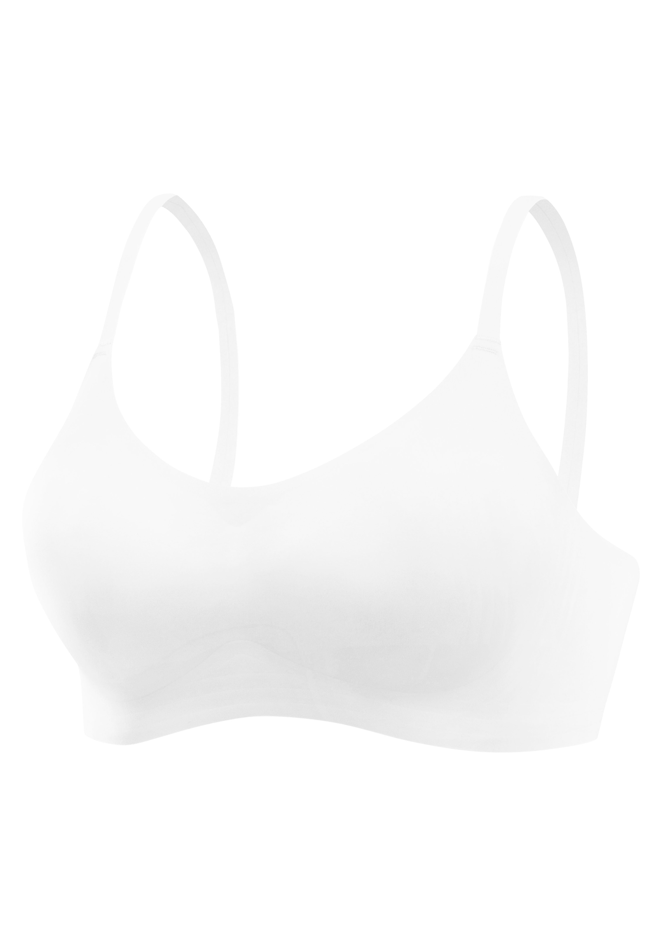 Nuance Bralette-BH SEAMLESS ohne Bügel, mit herausnehmbarem Push-up-Kissen, Basic Dessous
