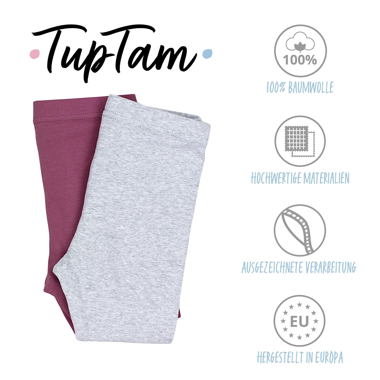 TupTam Leggings »Leggings Baby Mädchen Lange Leggings 2er Pack«
