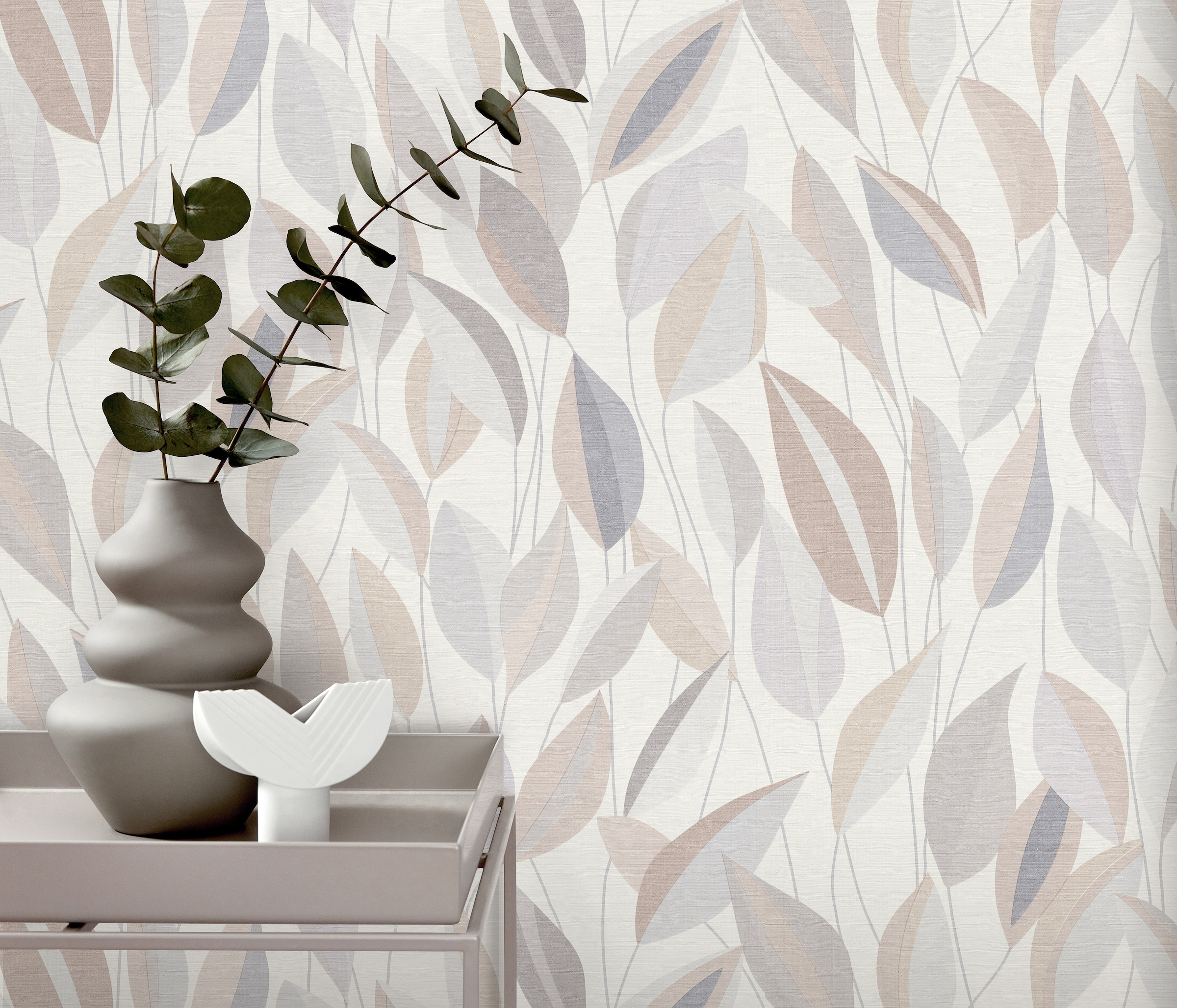Erismann Vliestapete "Vliestapete FOLIAGE" botanisch  geblümt  tropisch leicht strukturiert Phthalate frei