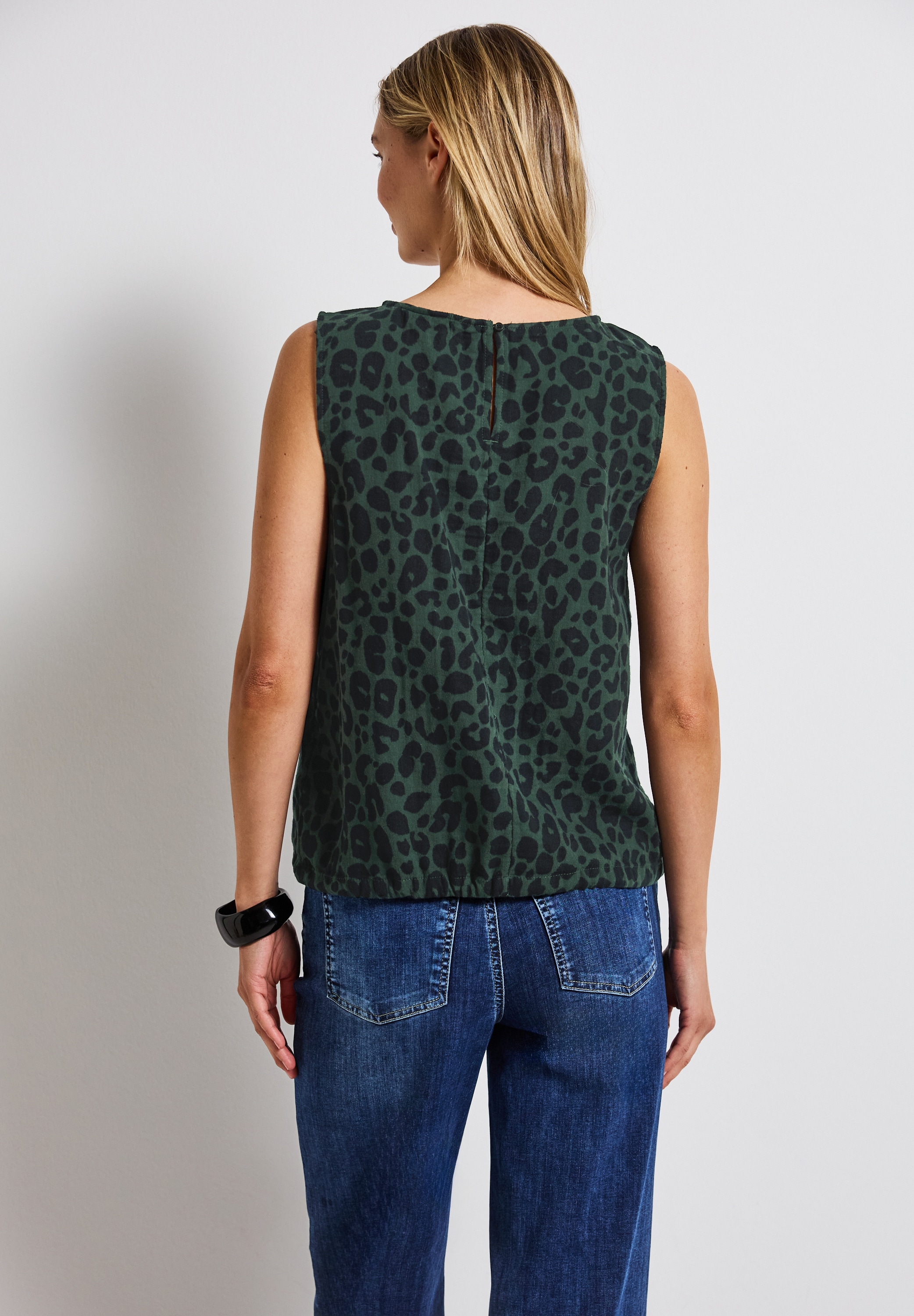 STREET ONE Blusentop, Musselin mit Print